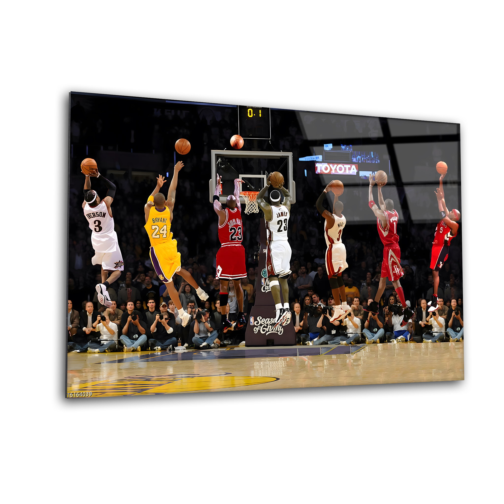 Legends of the Jump Shot | Premium HD Metal Wall Art