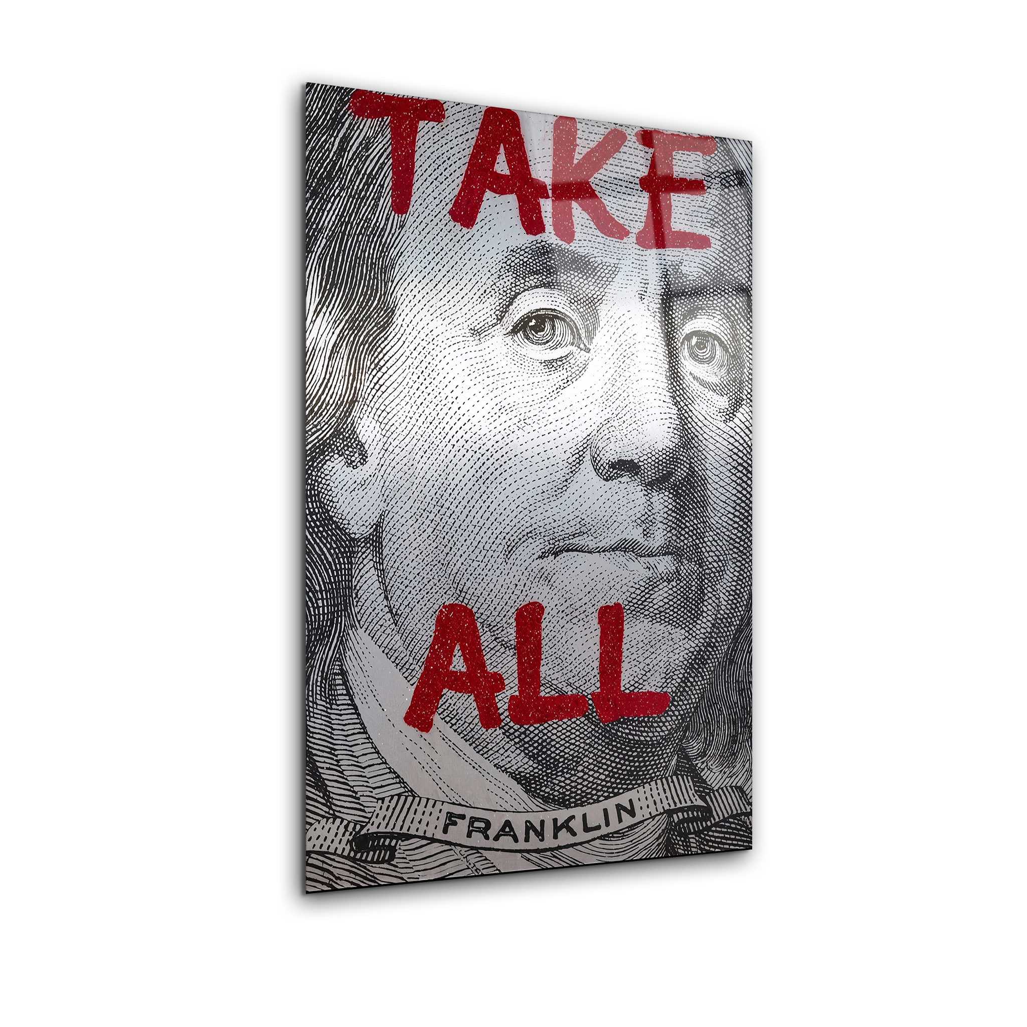 Franklin D. Roosevelt Painting | Premium HD Metal Wall Art