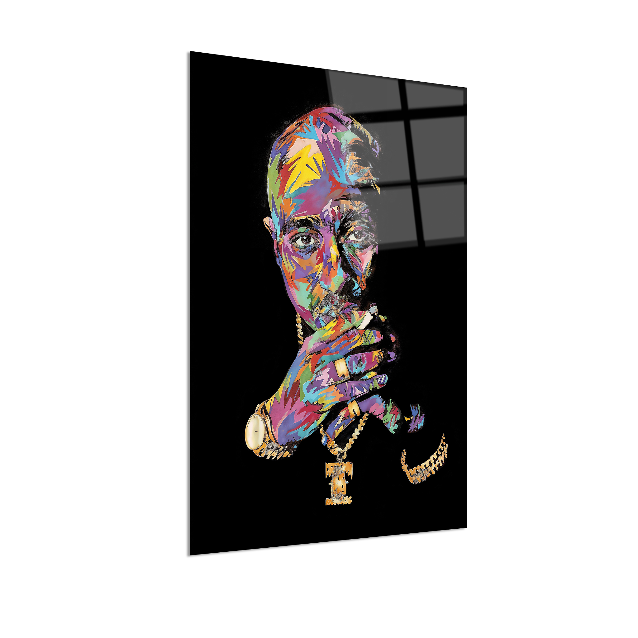 Tupac | Premium HD Metal Wall Art