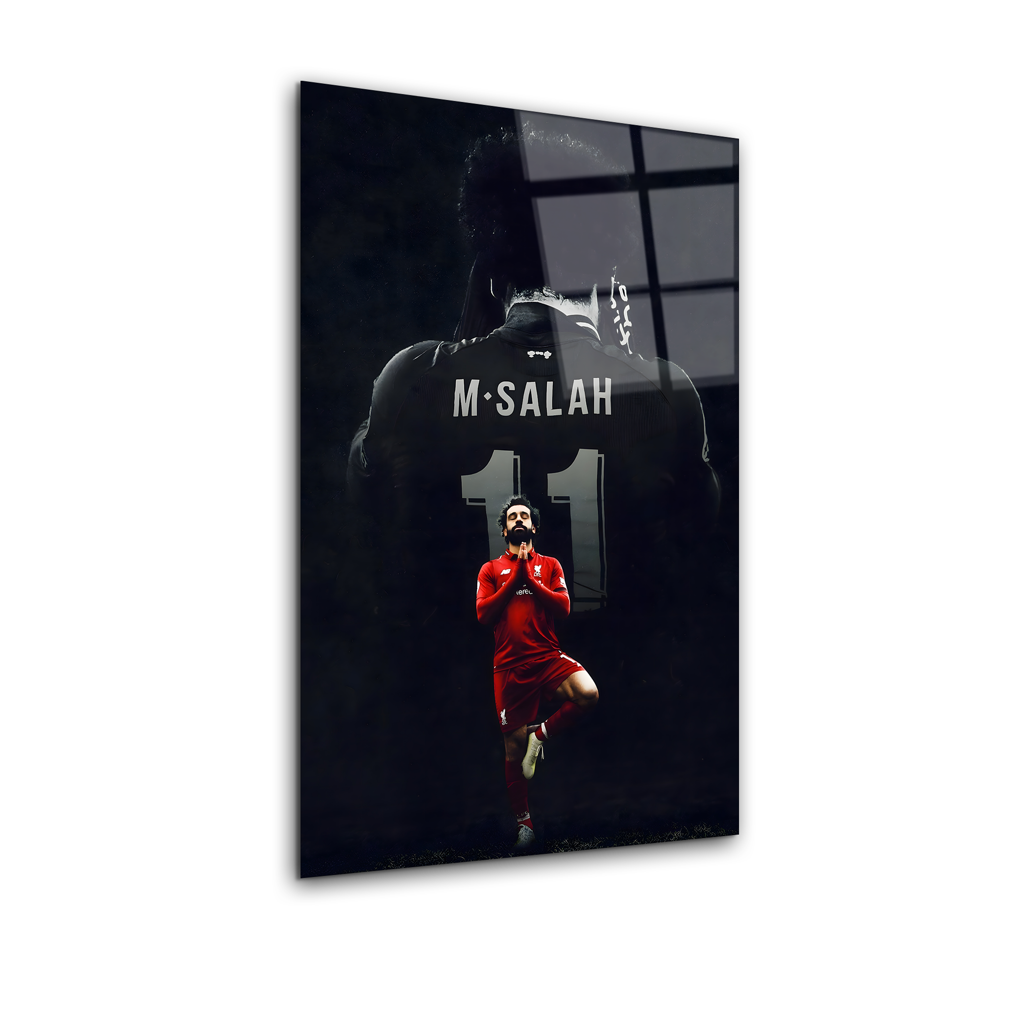 Mohamed Salah: The Egyptian King | Premium HD Metal Wall Art
