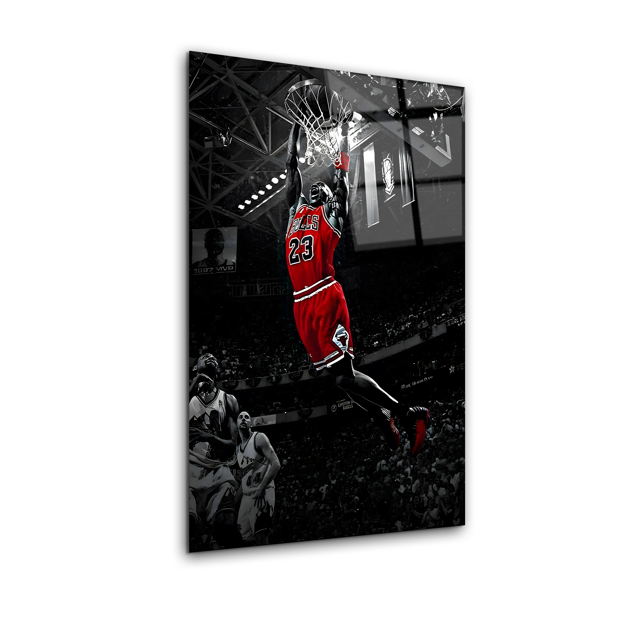 Michael Jordan Dunk | Premium HD Metal Wall Art