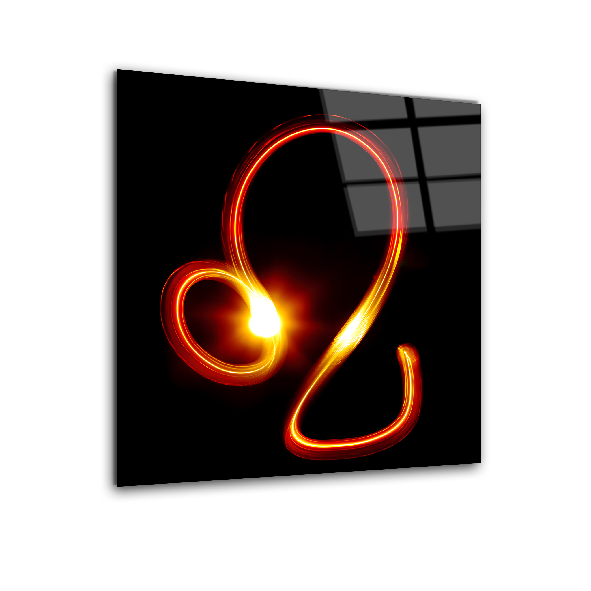 Leo Zodiac Symbol | Premium HD Metal Wall Art