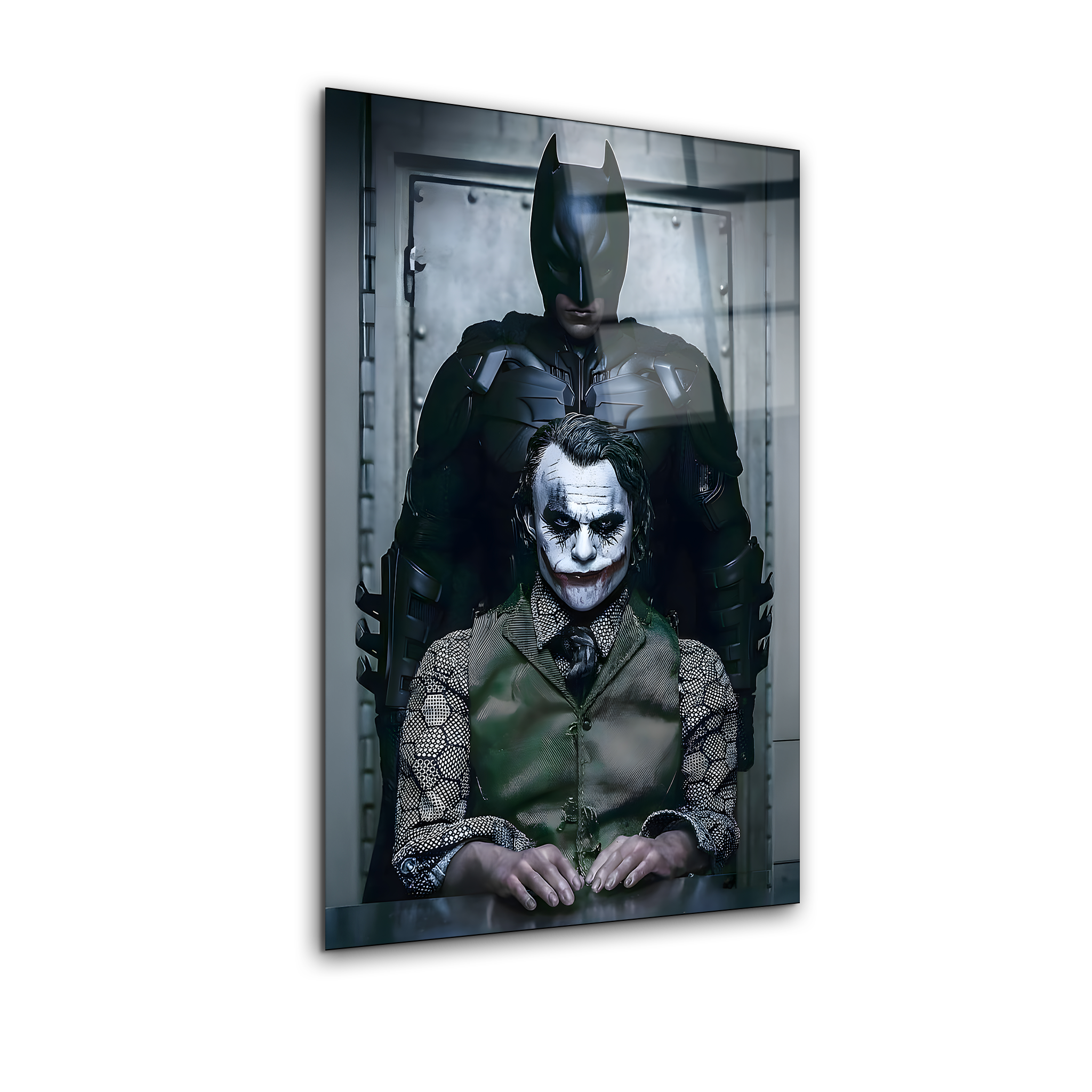 Joker vs. Batman | Premium HD Metal Wall Art