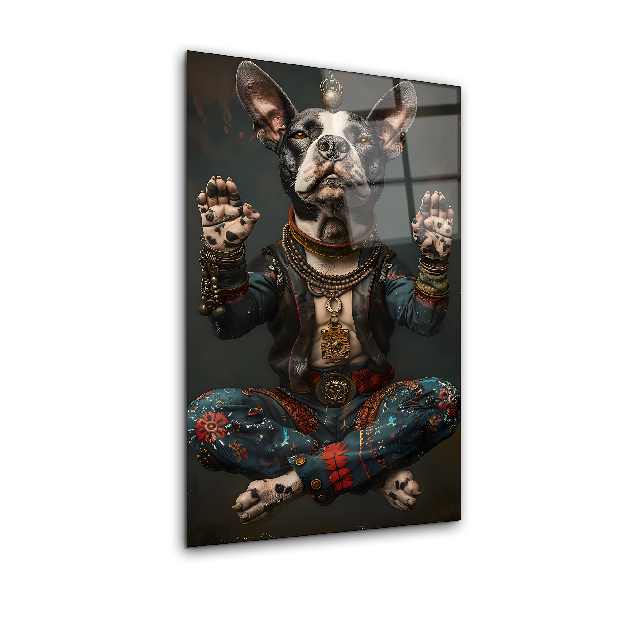 The Zen Dog | Premium HD Metal Wall Art