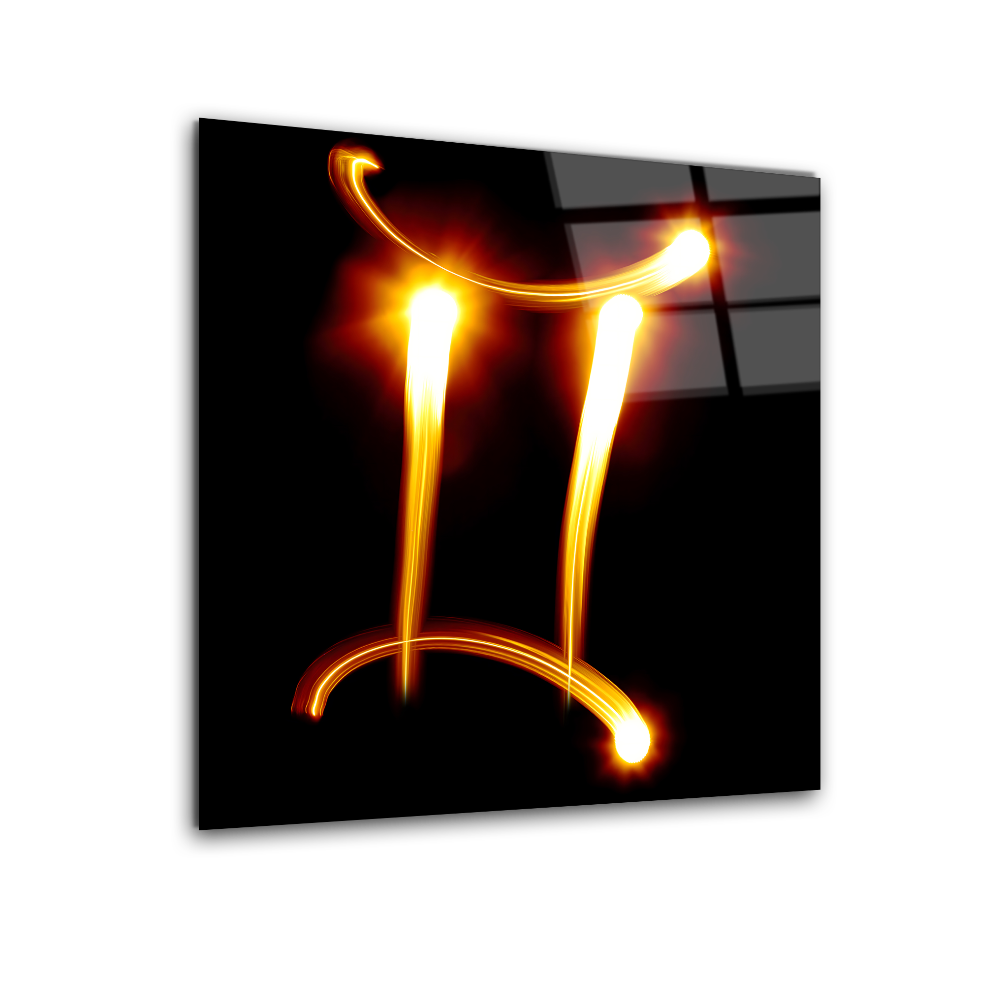 Gemini Zodiac Symbol | Premium HD Metal Wall Art