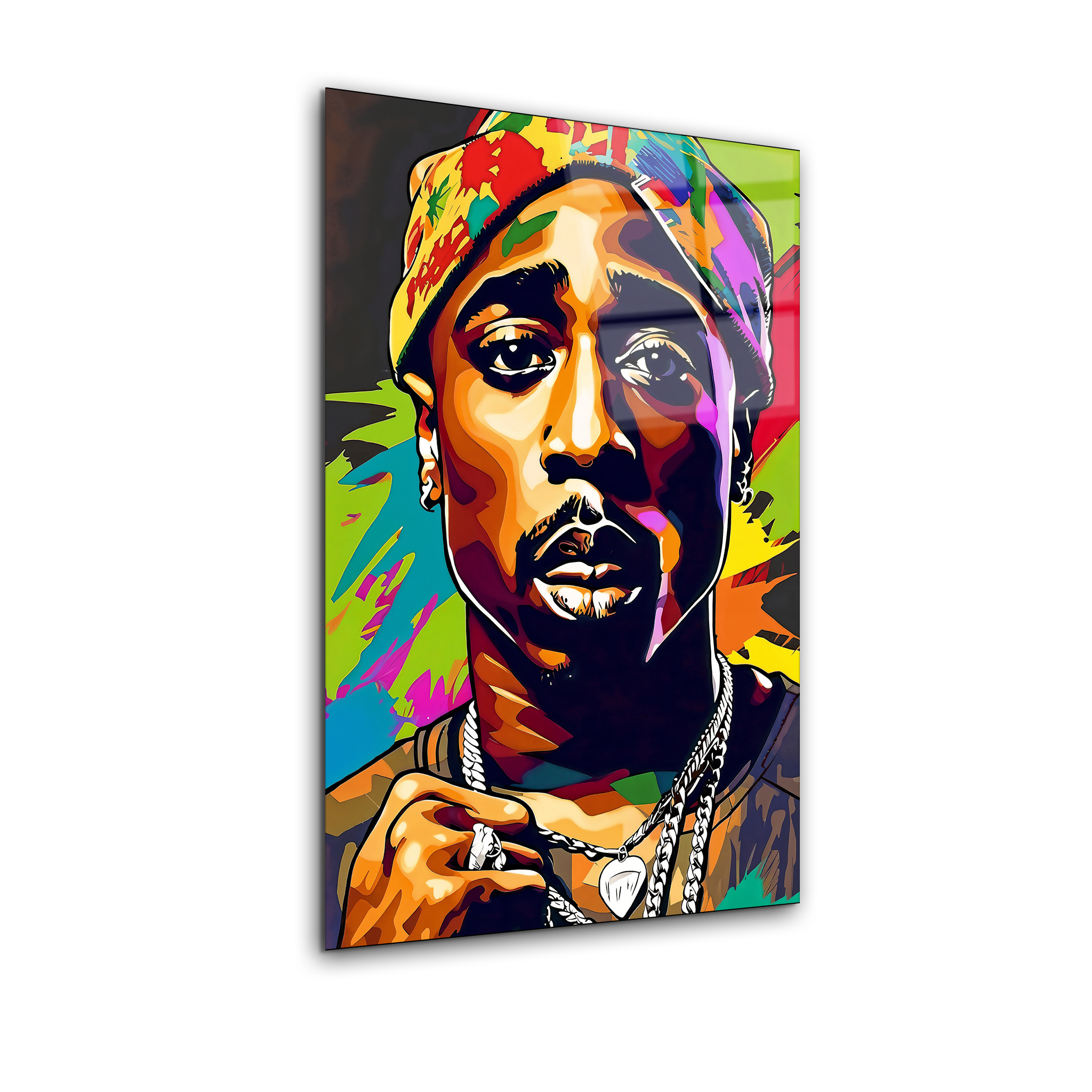 Tupac The Legacy of a Legend | Premium HD Metal Wall Art