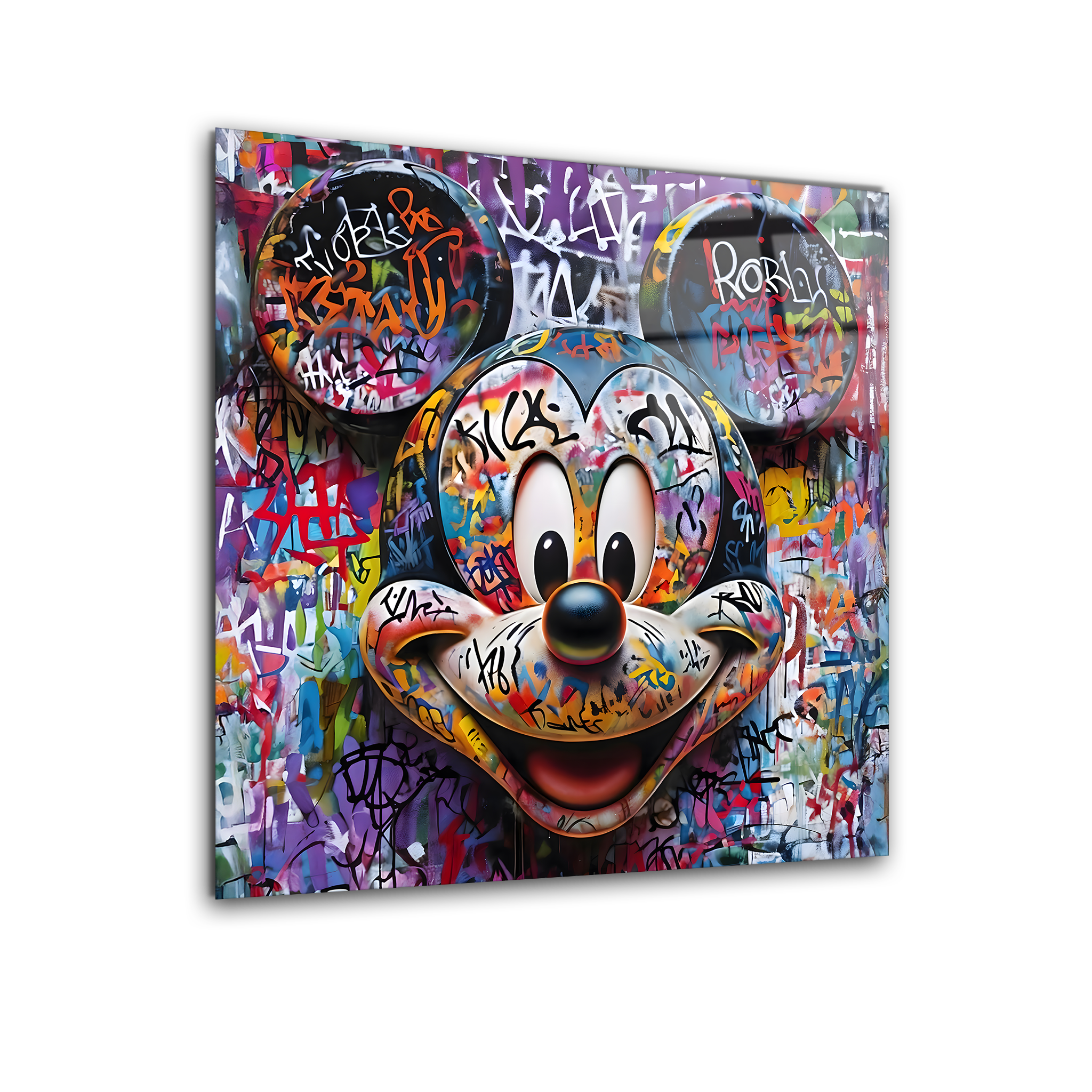 Mickey Mouse: The Icon of Joy and Adventure | Premium HD Metal Wall Art