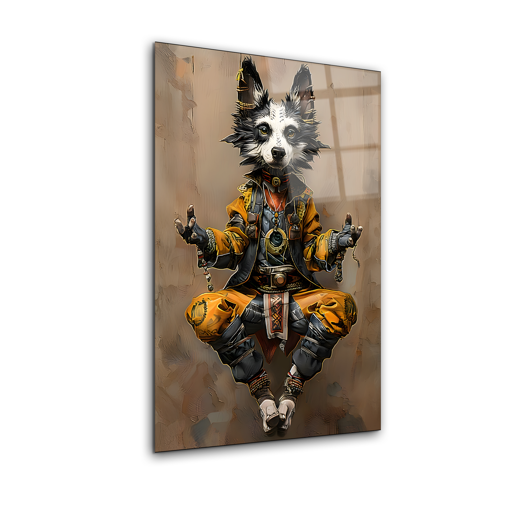 The Zen Wolf | Premium HD Metal Wall Art