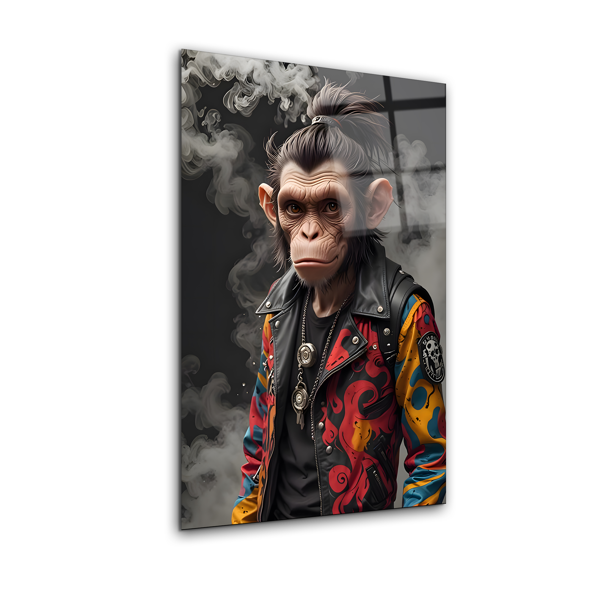 Cool Monkey Vibes | Premium HD Metal Wall Art