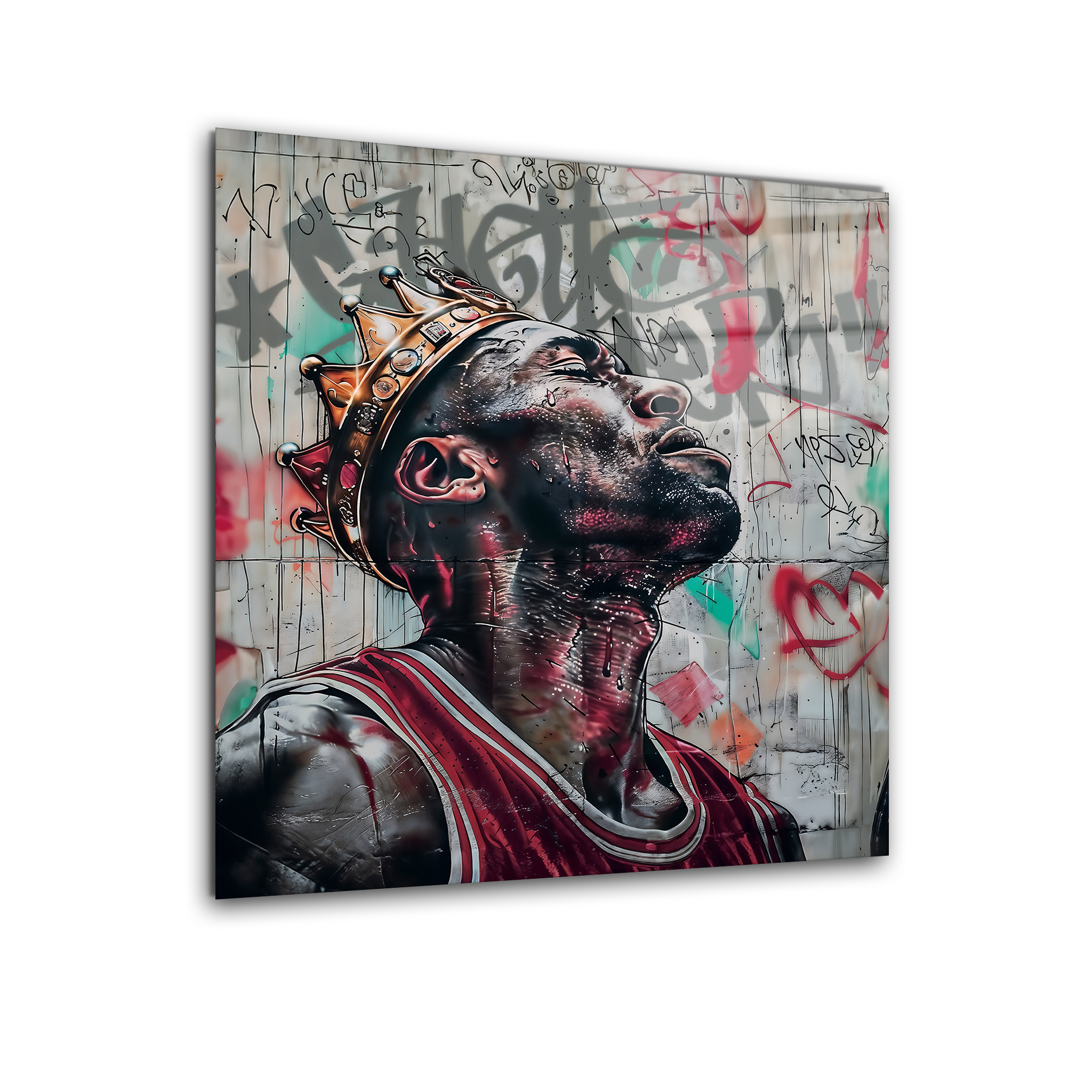 Michael Jordan: The King of Basketball | Premium HD Metal Wall Art
