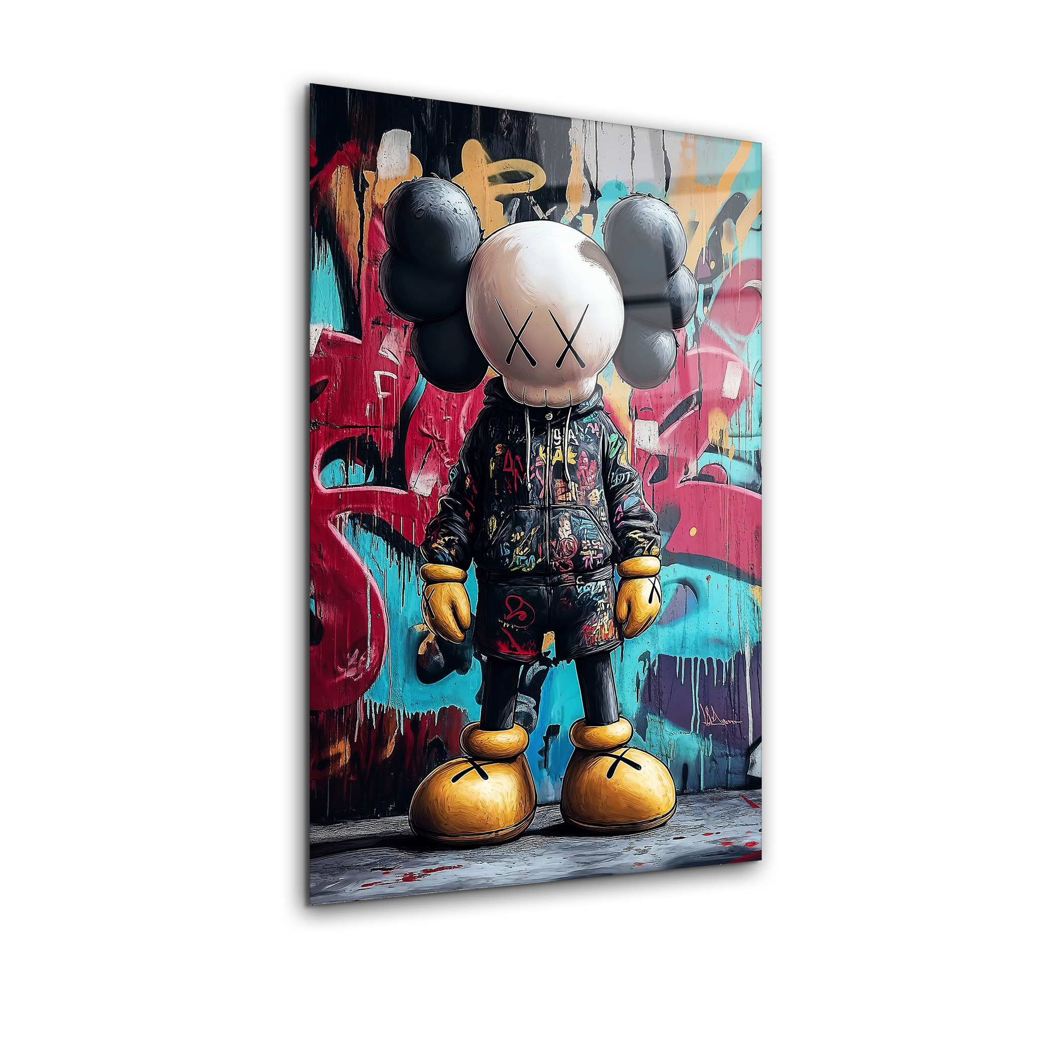 Colorful KAWS | Premium HD Metal Wall Art