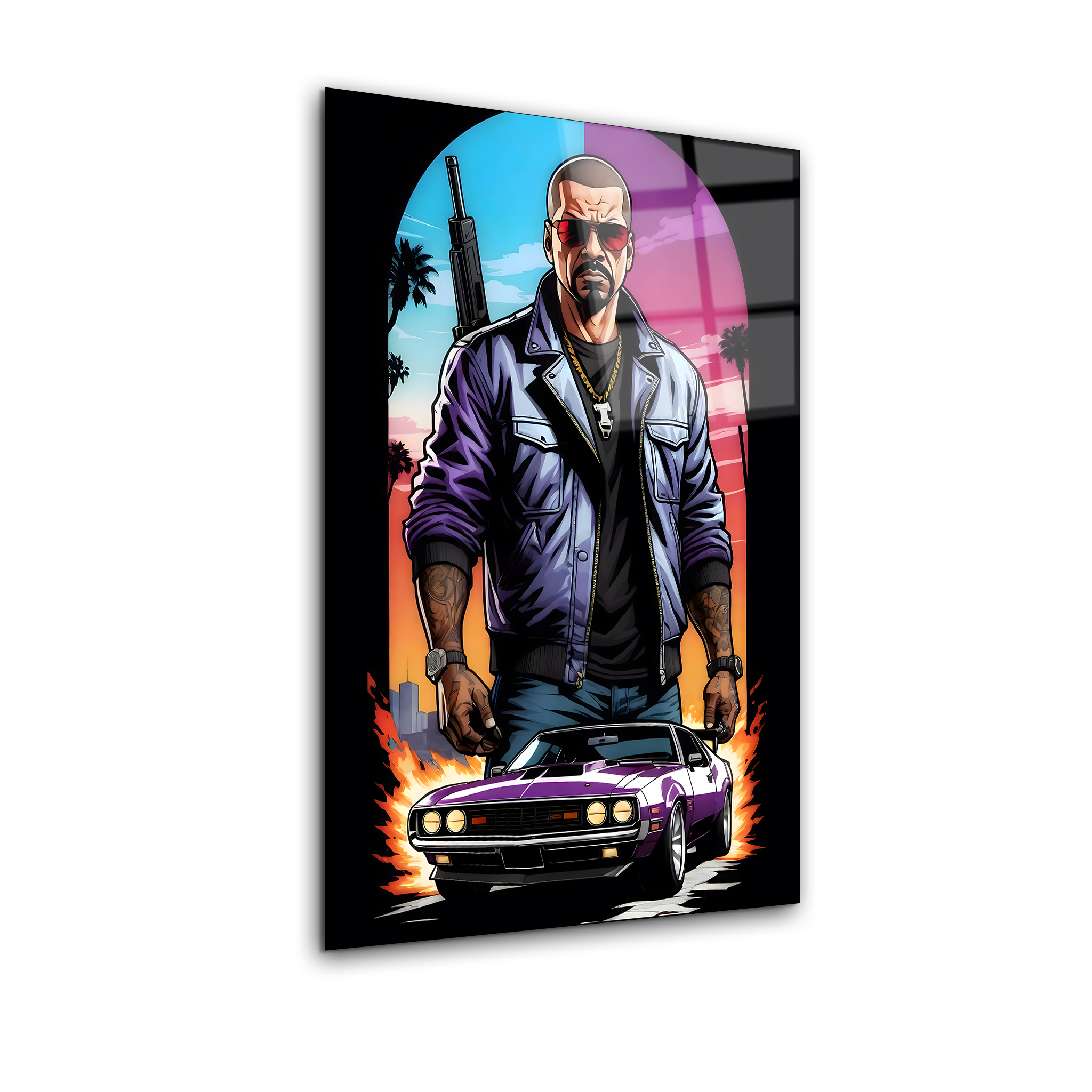 GTA | Premium HD Metal Wall Art