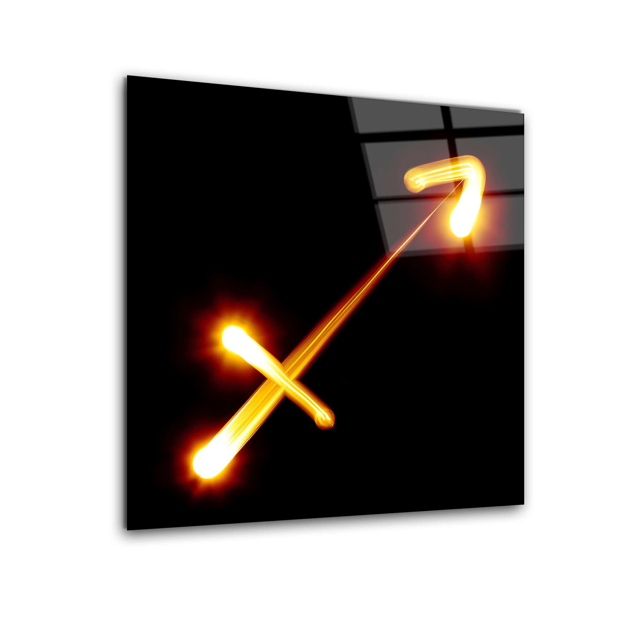 Sagittarius Zodiac Symbol | Premium HD Metal Wall Art