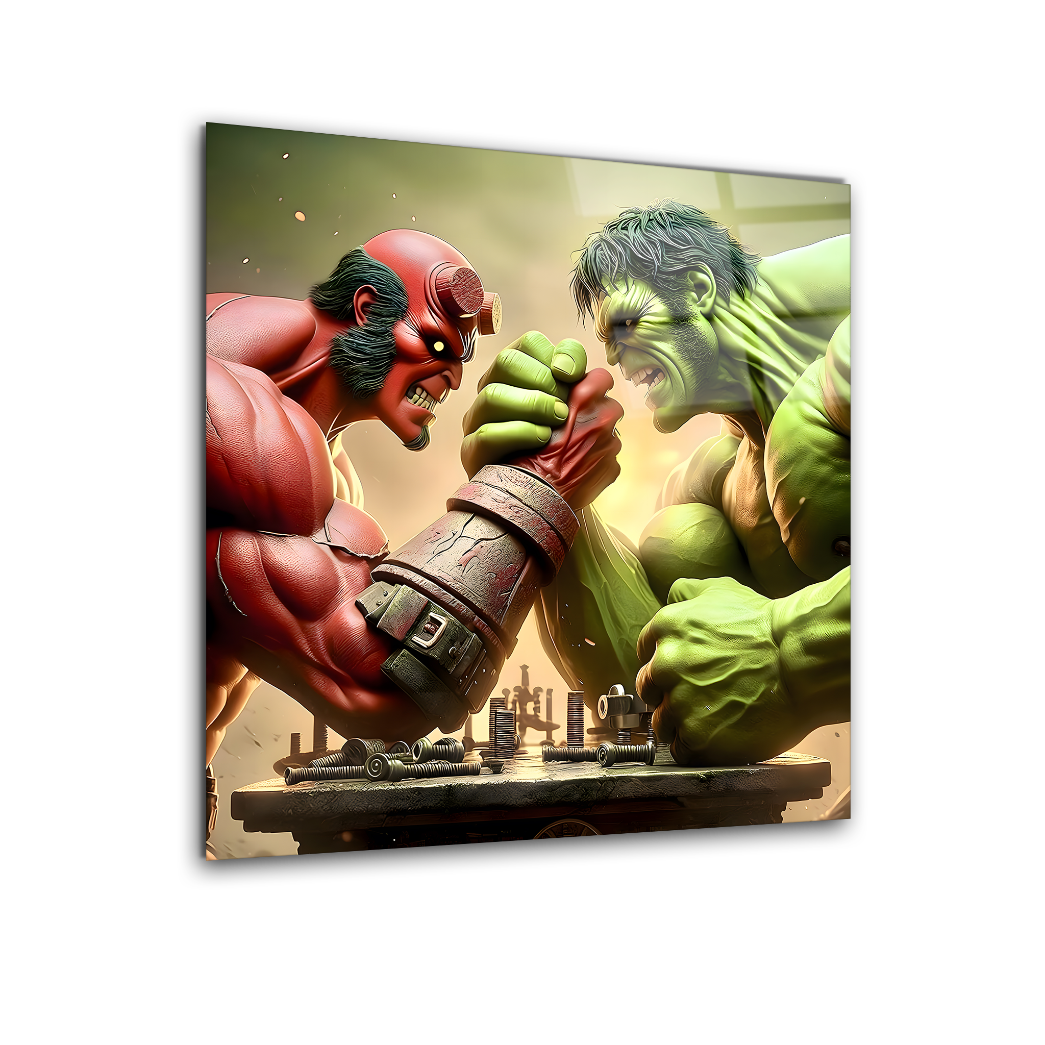 Hulk: The Power and Might | Premium HD Metal Wall Art