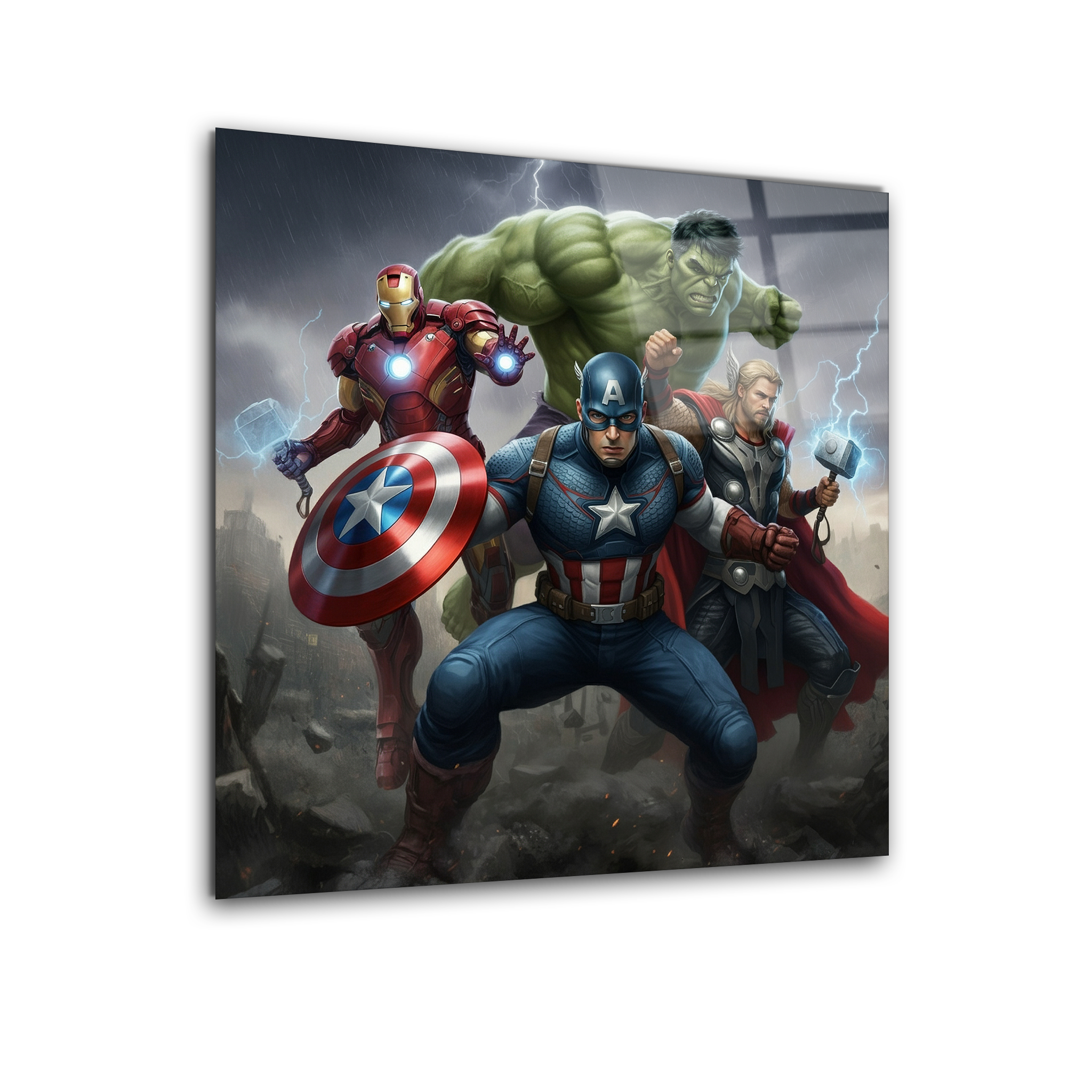 Avengers Superheroes | Premium HD Metal Wall Art