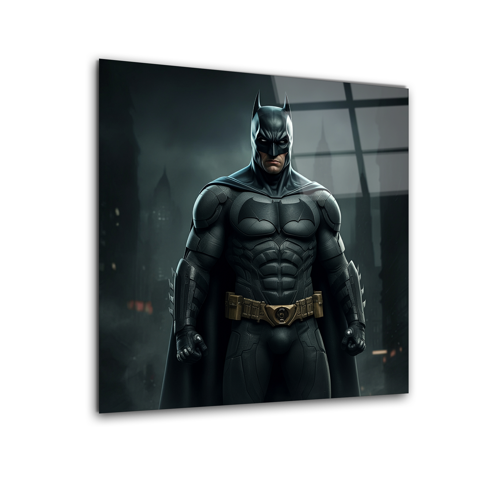 Batman Realistic Portrait | Premium HD Metal Wall Art