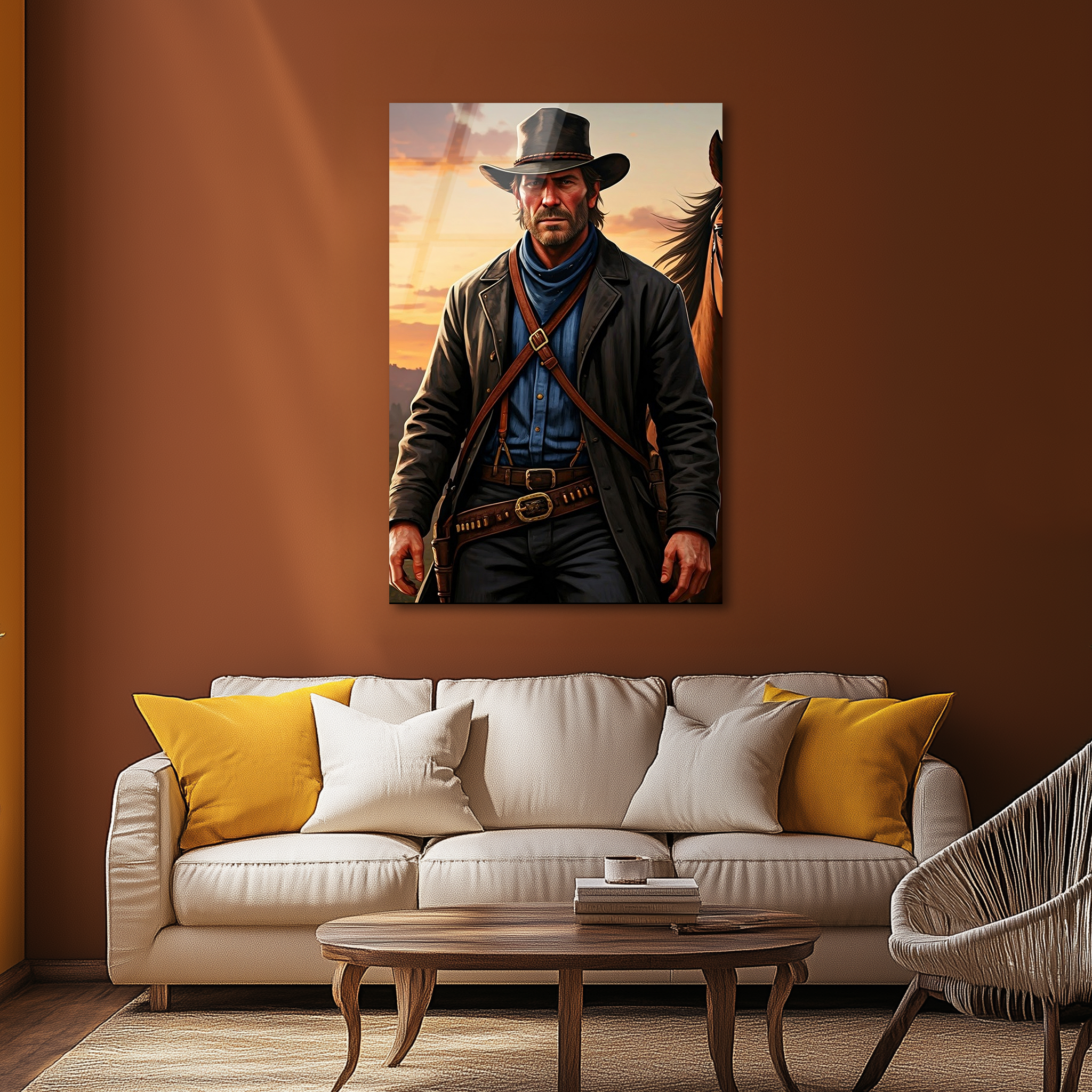 Dead Redemption | Premium HD Metal Wall Art