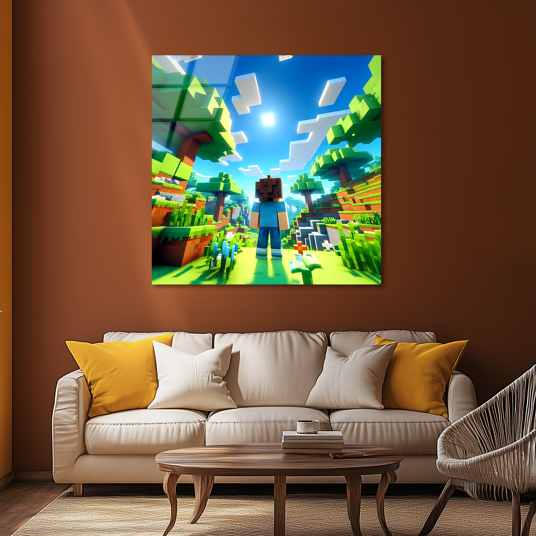 Minecraft | Premium HD Metal Wall Art