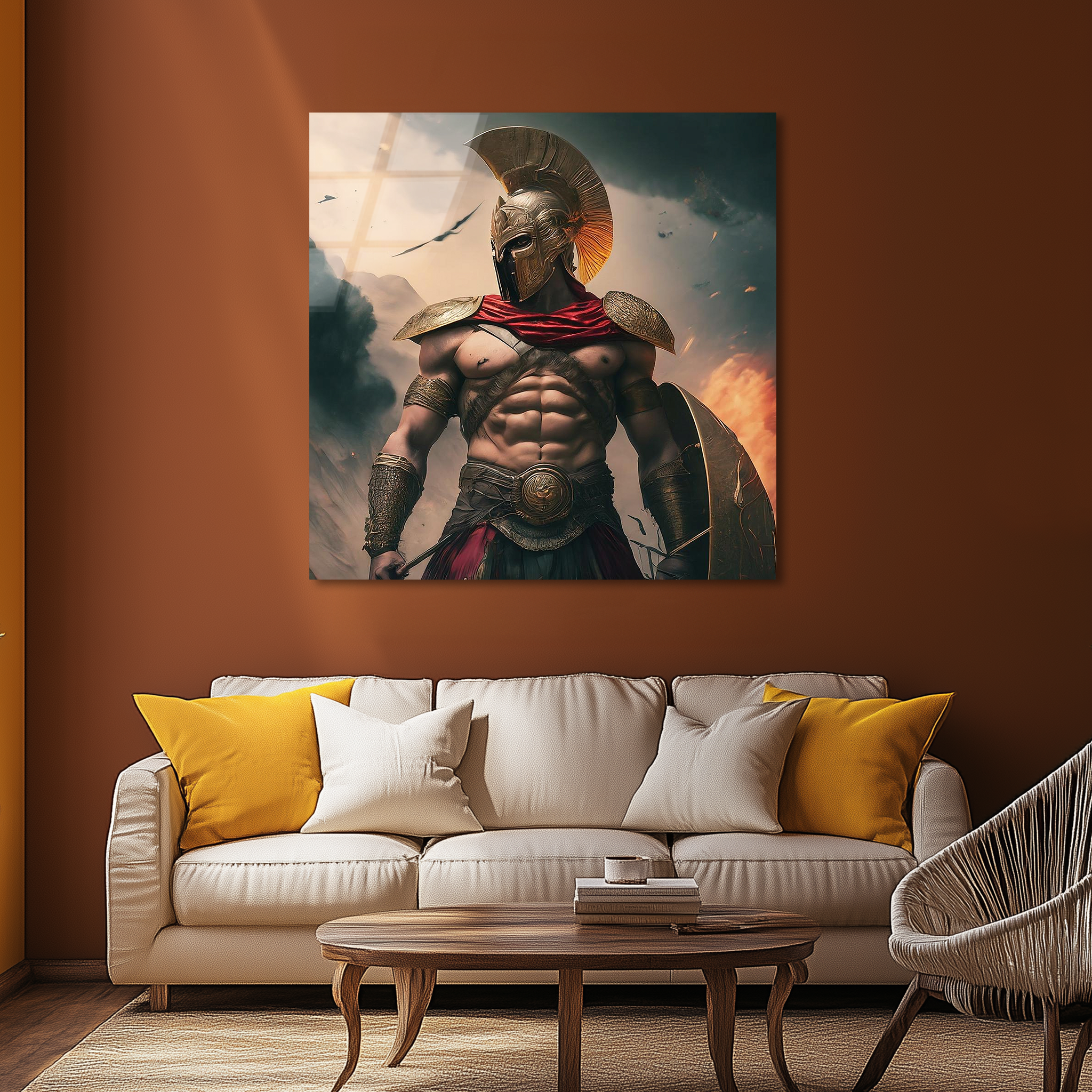 Ares God of War | Premium HD Metal Wall Art