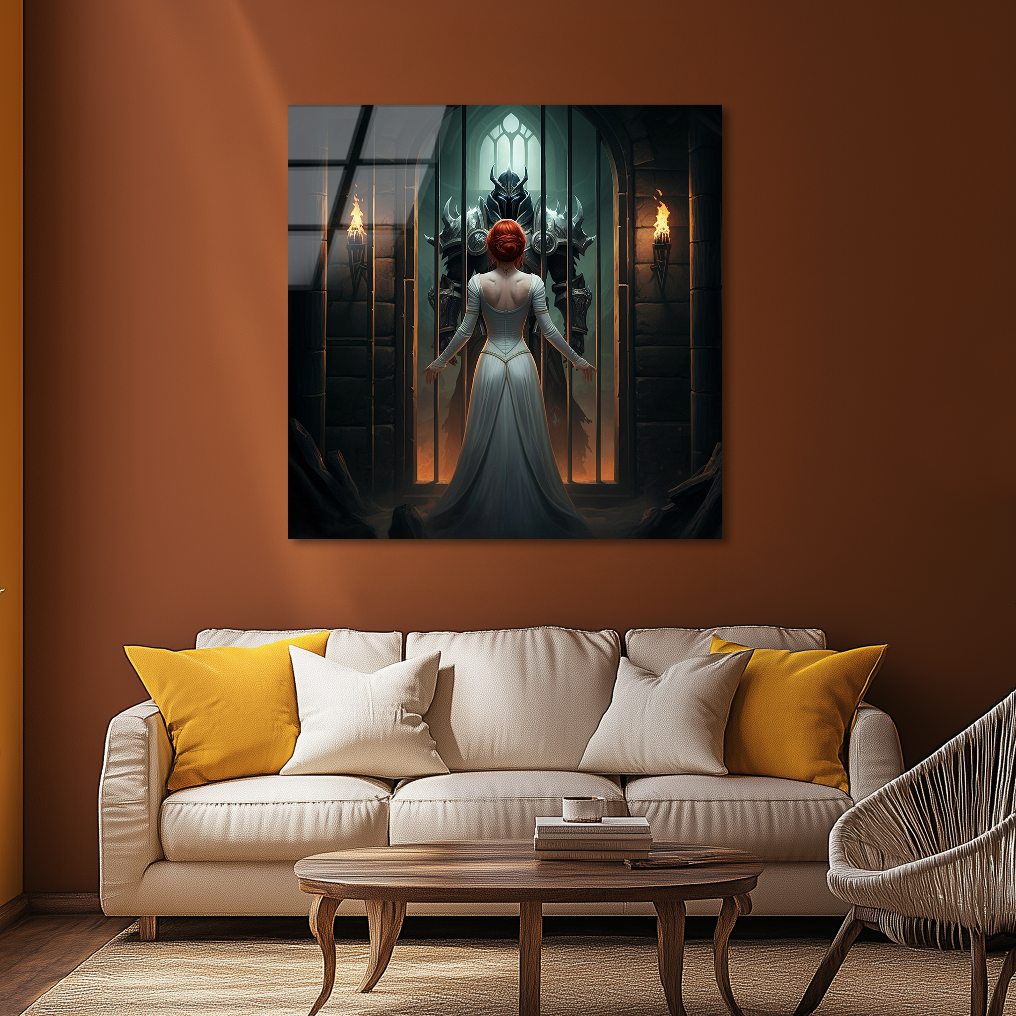 Death Knight’s Prison | Premium HD Metal Wall Art
