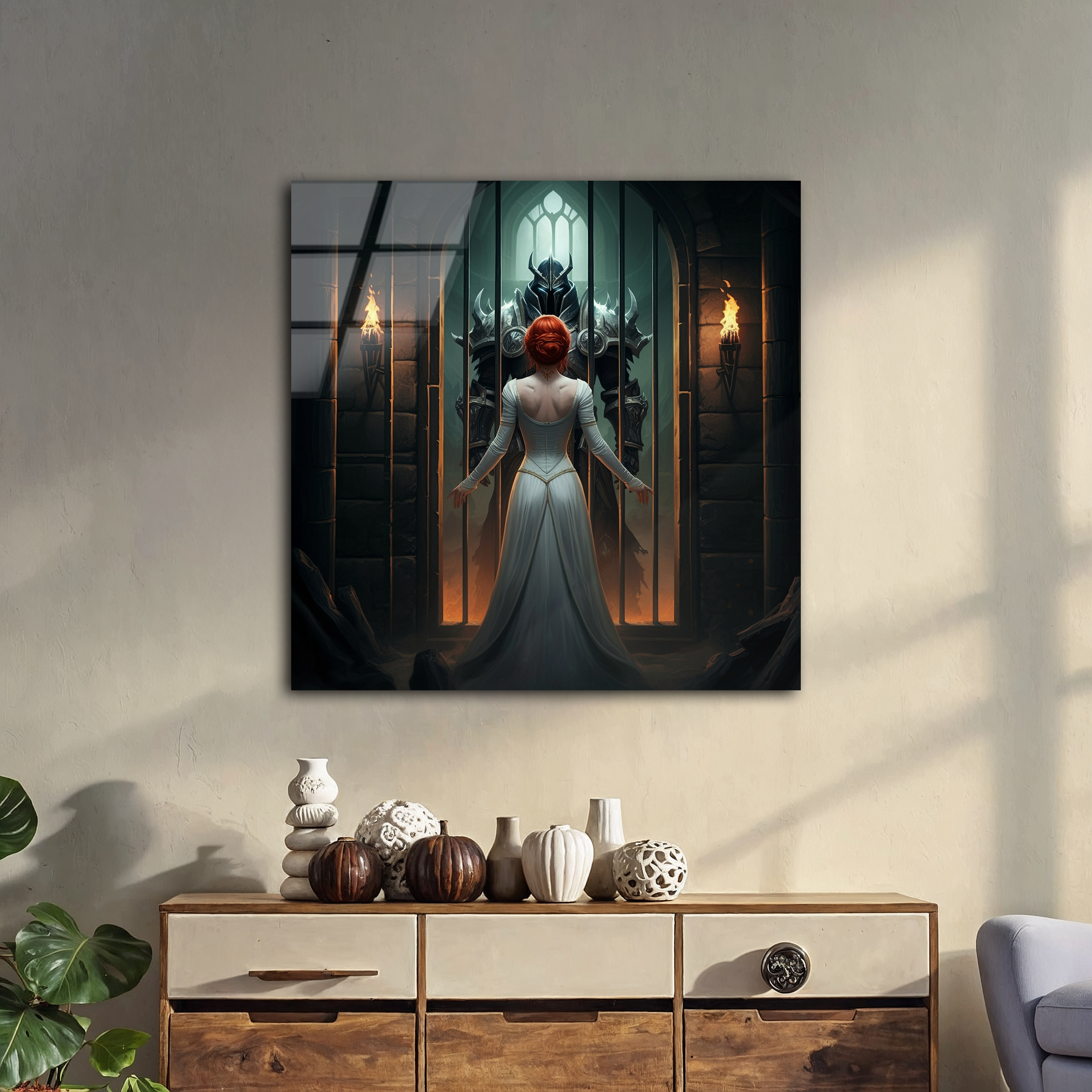 Death Knight’s Prison | Premium HD Metal Wall Art