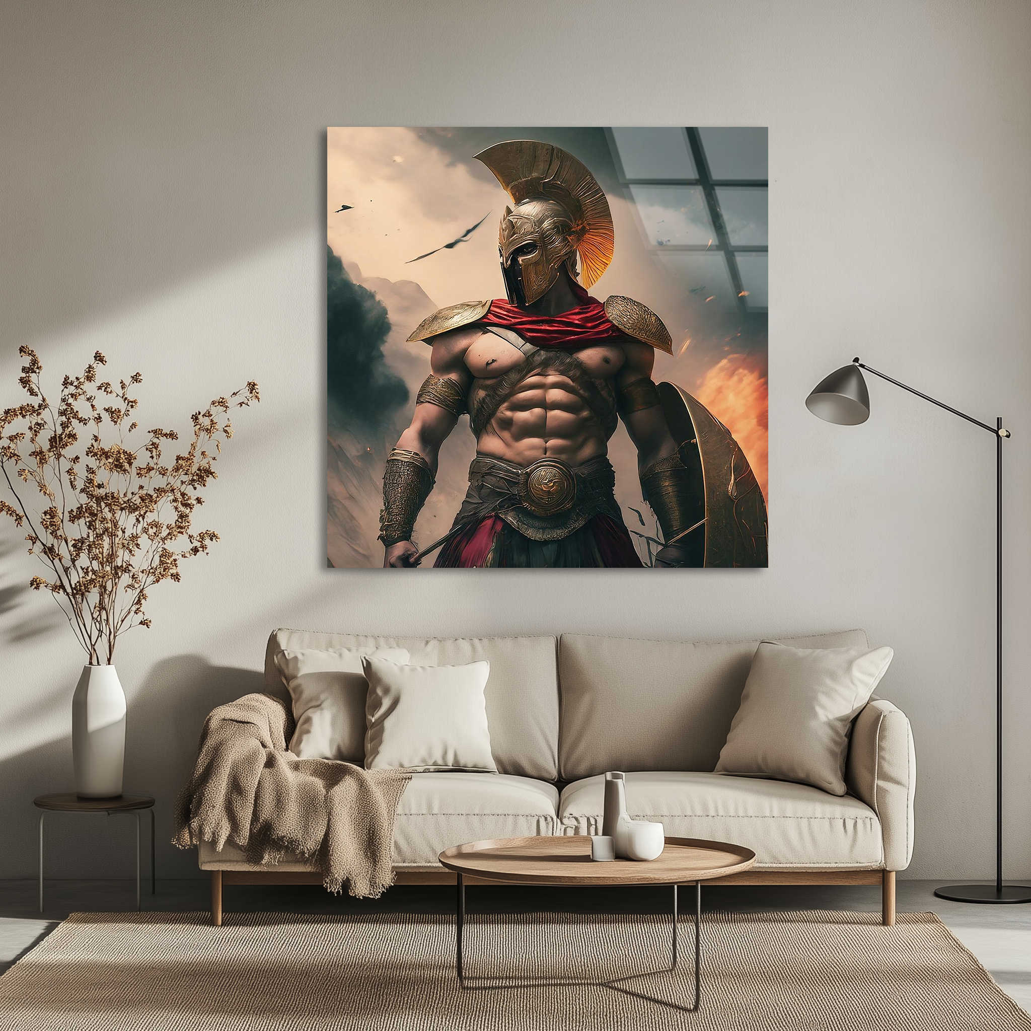Ares God of War | Premium HD Metal Wall Art
