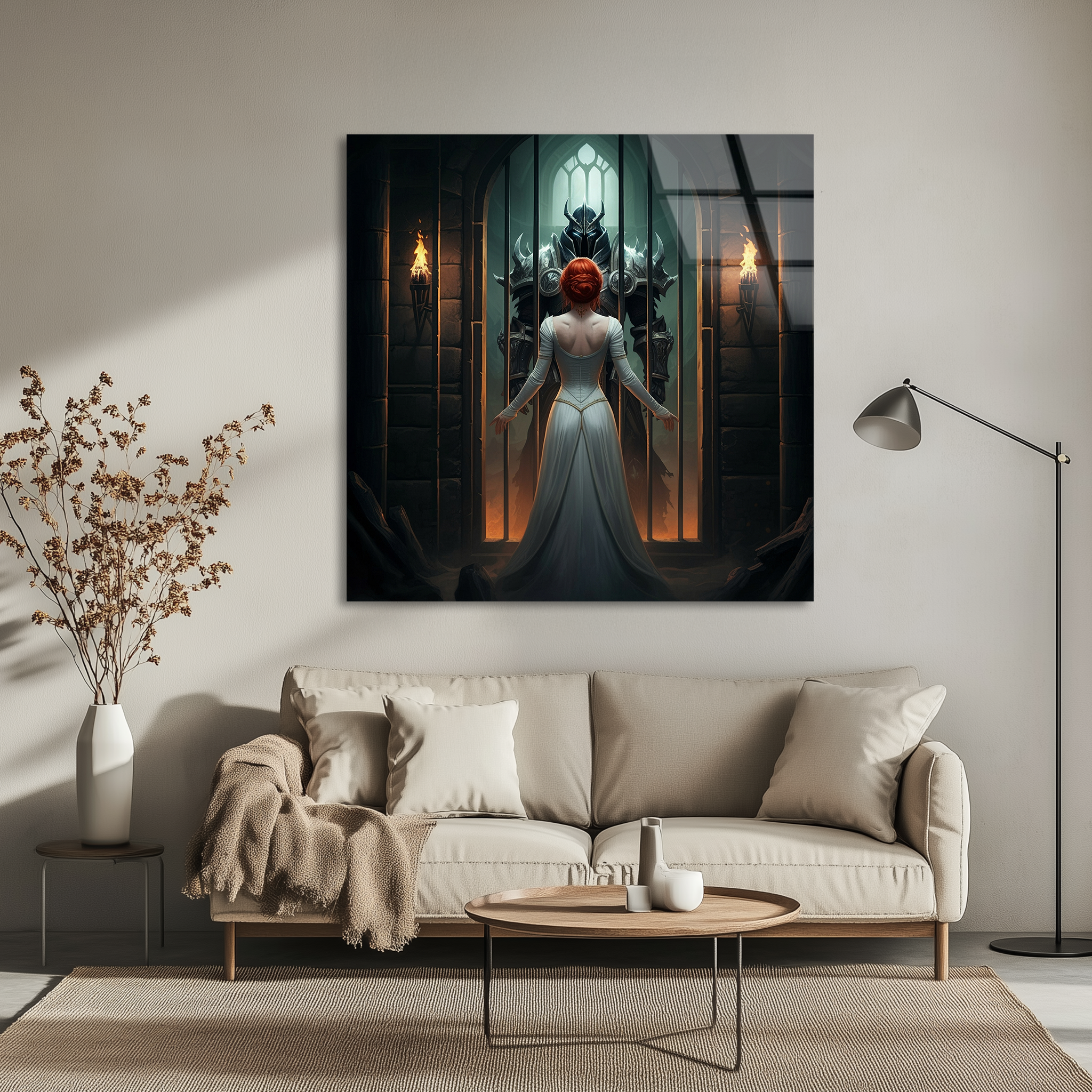Death Knight’s Prison | Premium HD Metal Wall Art
