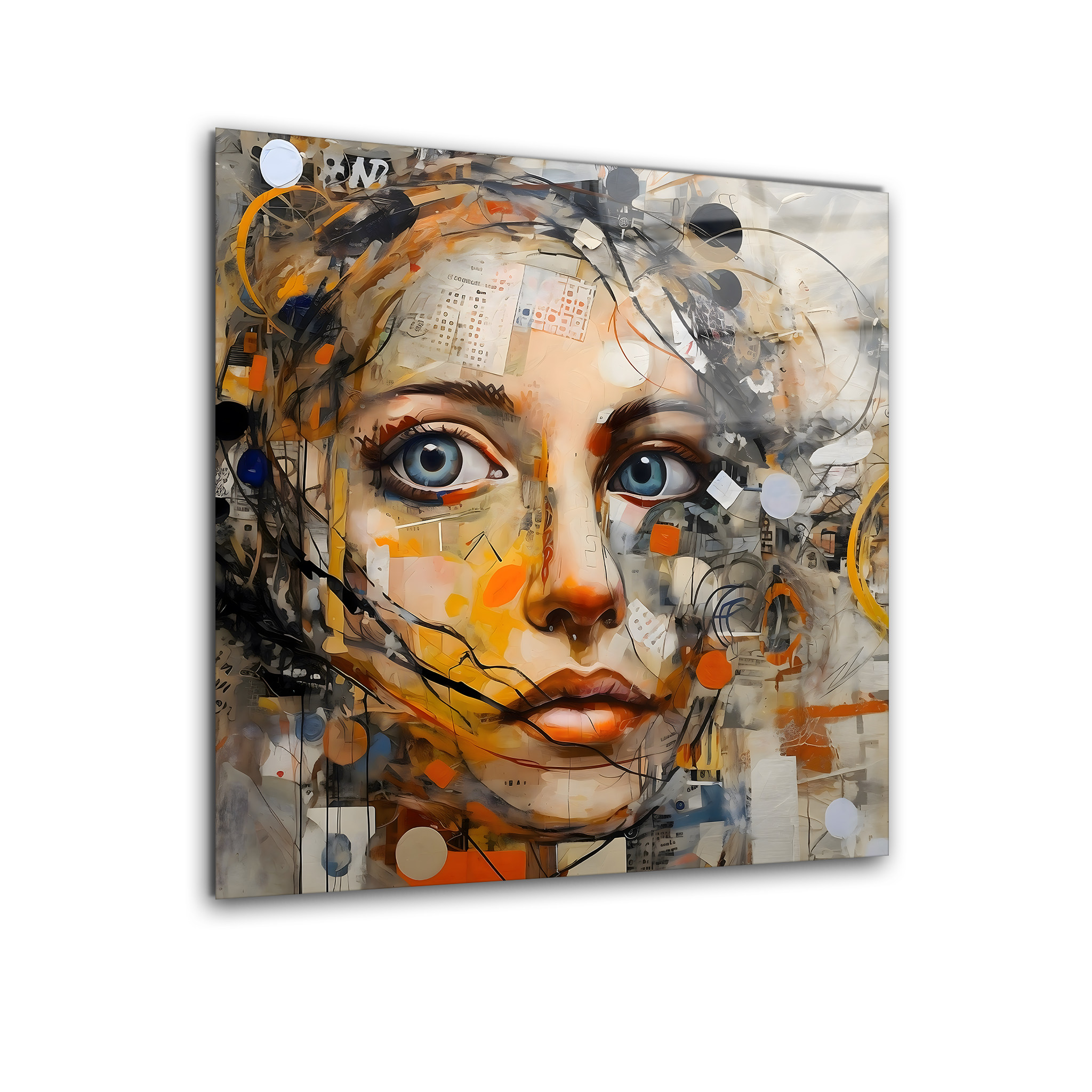 Diverse Beauty Portrait | Premium HD Metal Wall Art