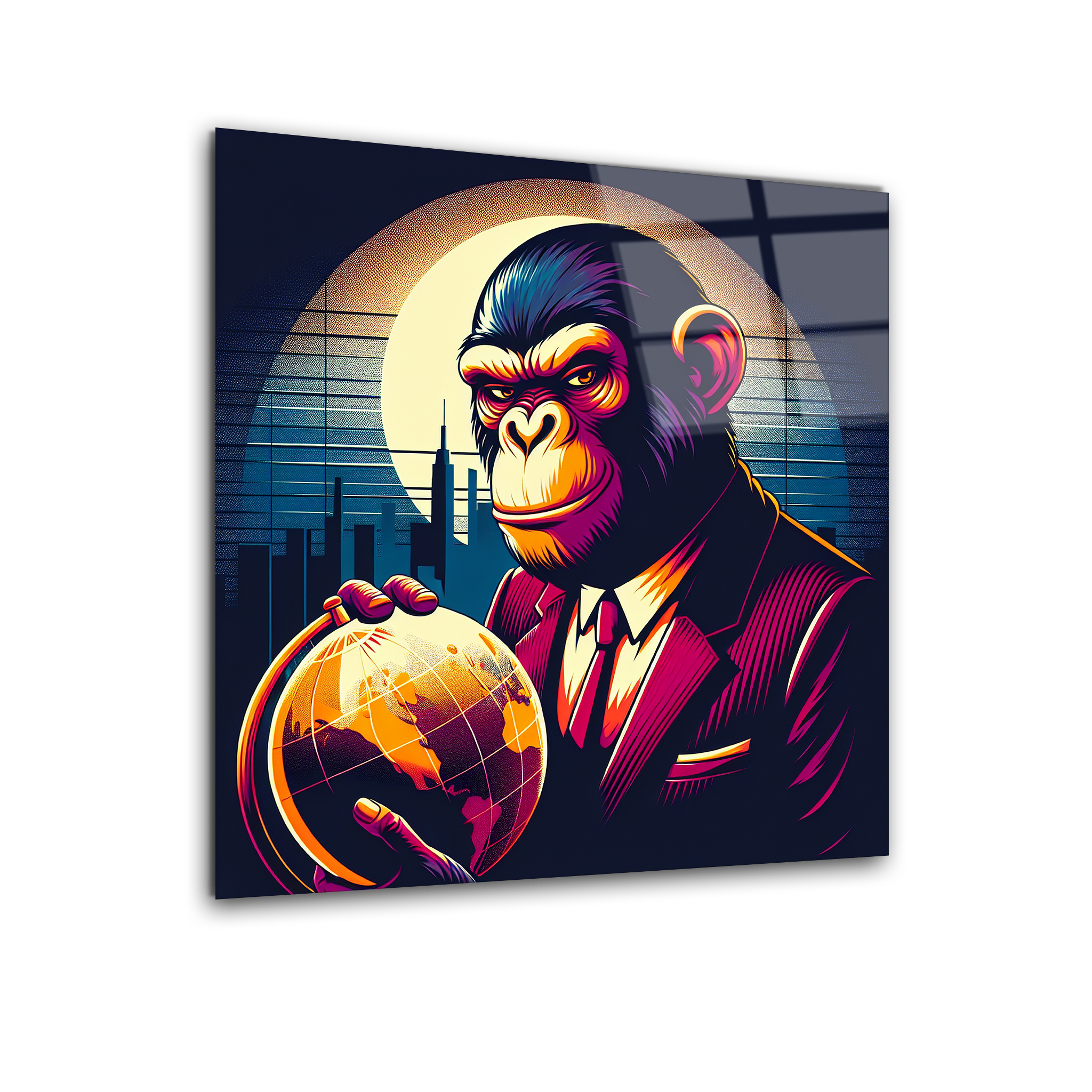 Cool Ape | Premium HD Metal Wall Art