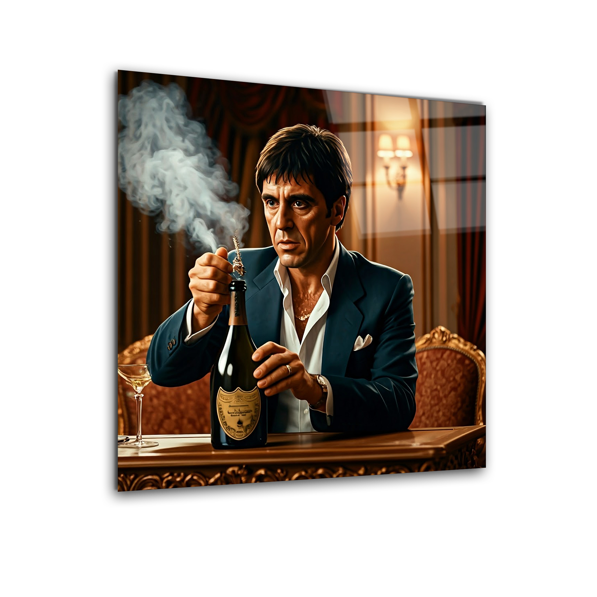 Tony Montana | Premium HD Metal Wall Art