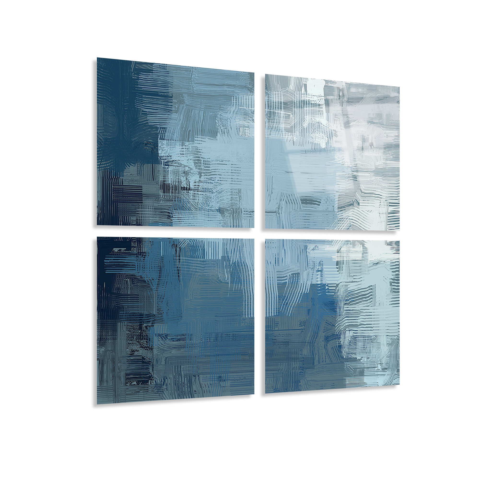 Mega Size Abstract Texture Quatro | Premium HD Metal Wall Art