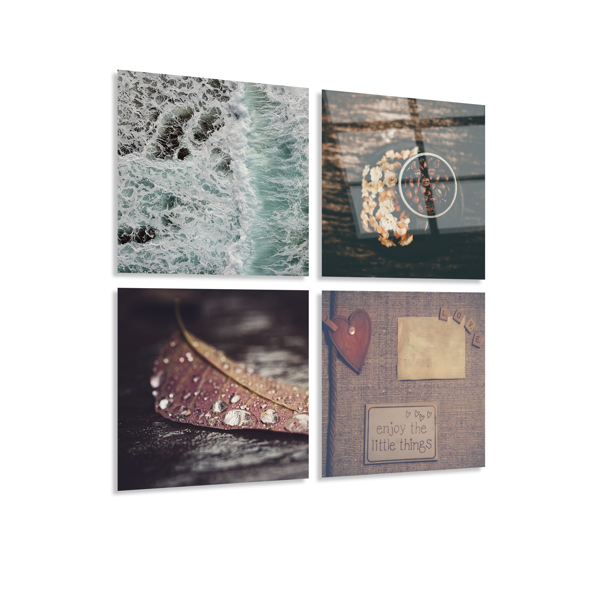 Mega Size Charming Little Things Quatro | Premium HD Metal Wall Art