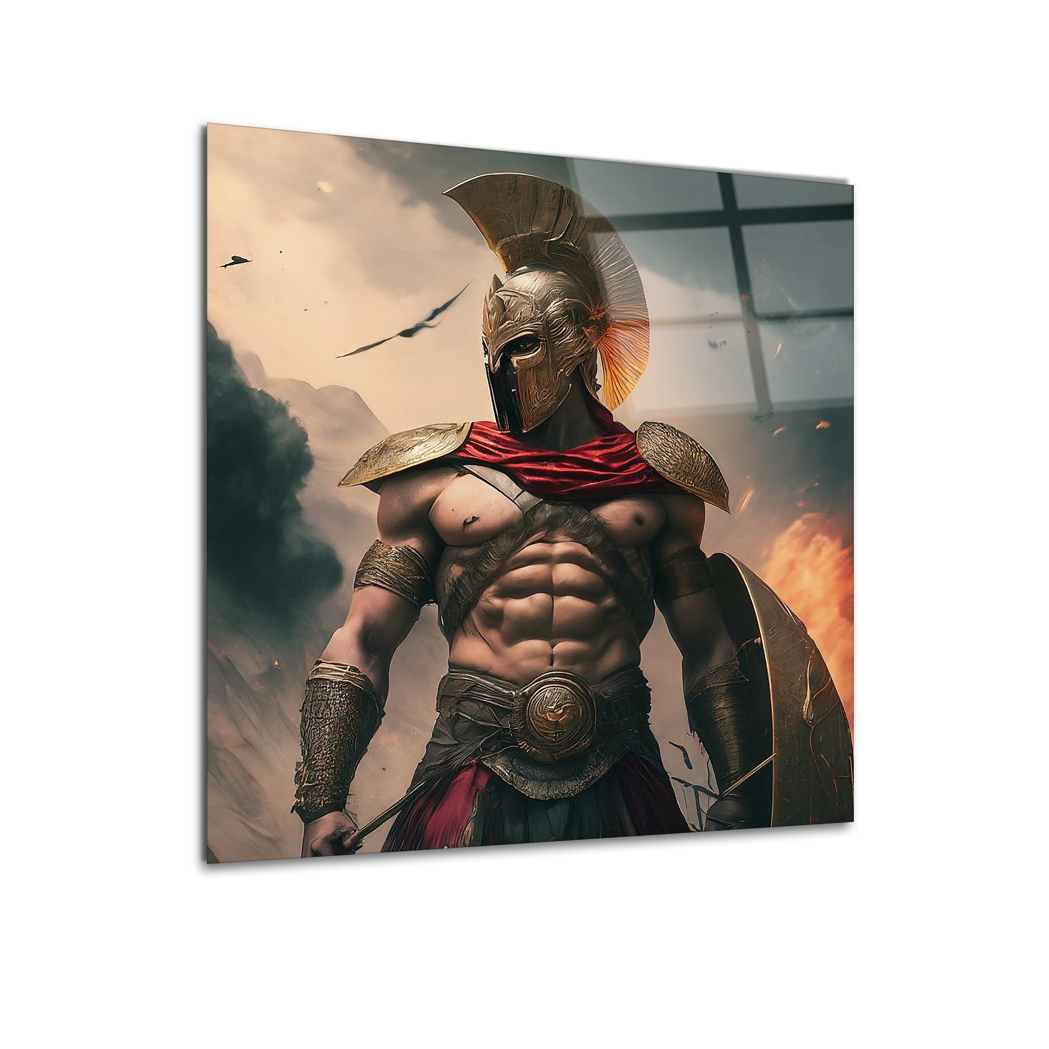 Ares God of War | Premium HD Metal Wall Art
