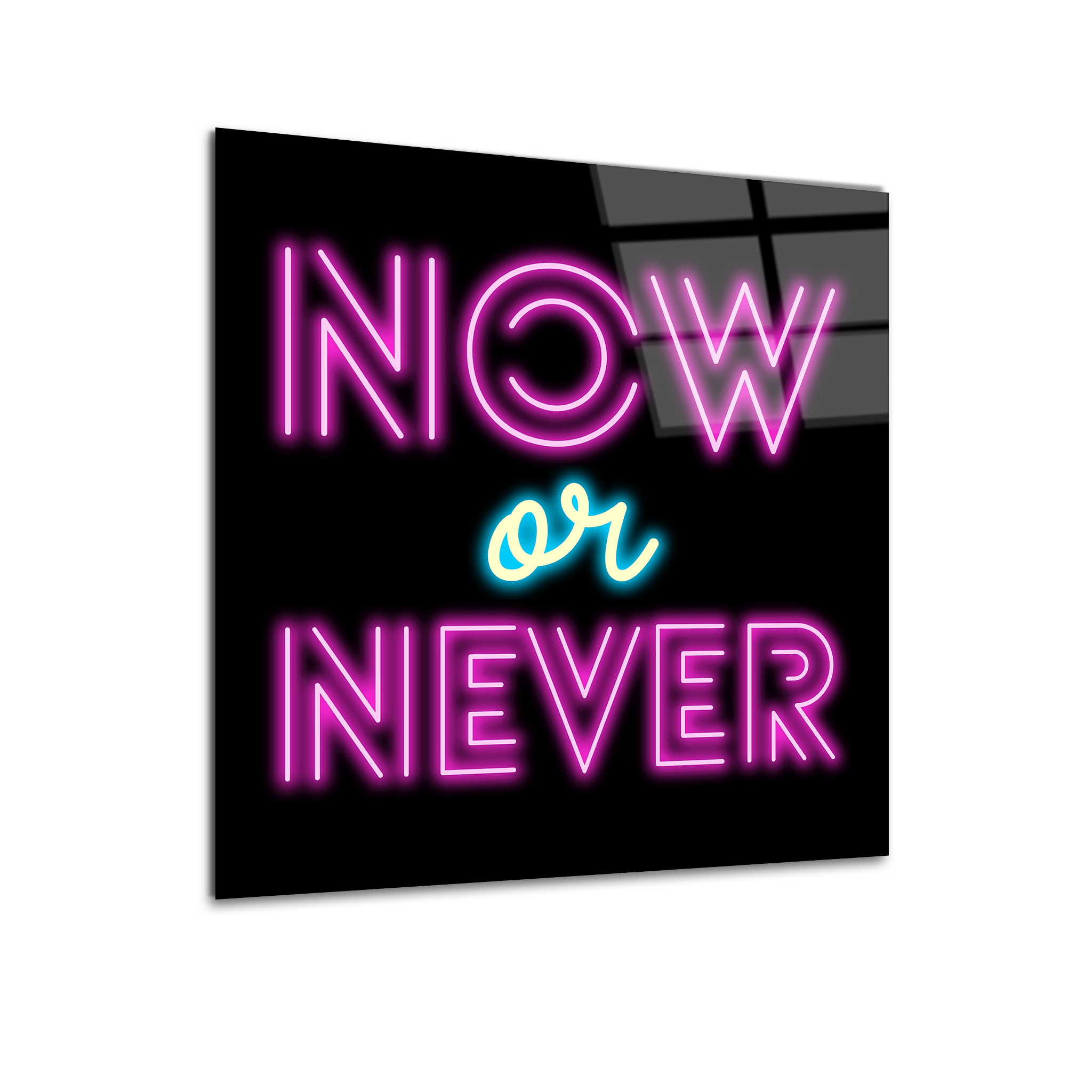 Now or Never | Premium HD Metal Wall Art