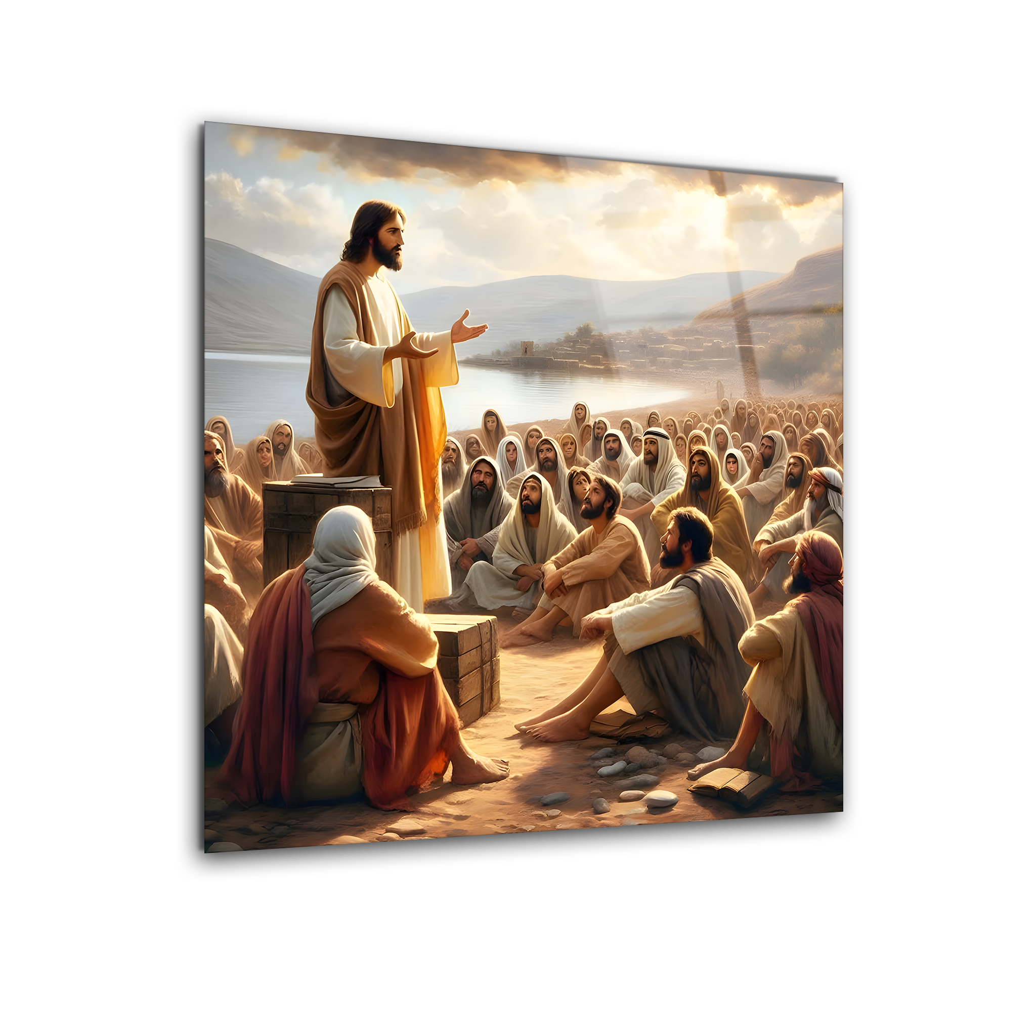 The Sermon on the Mount | Premium HD Metal Wall Art