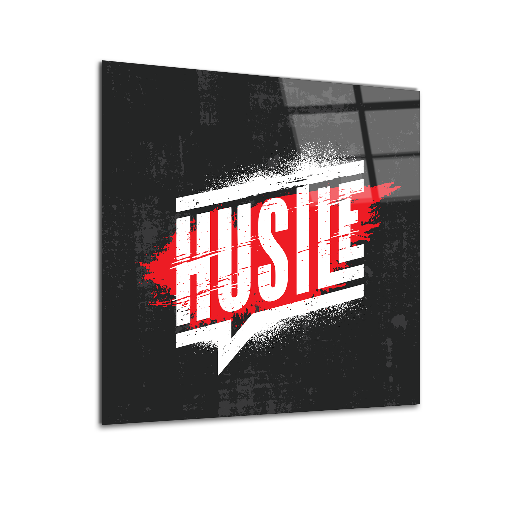 Hustle | Premium HD Metal Wall Art