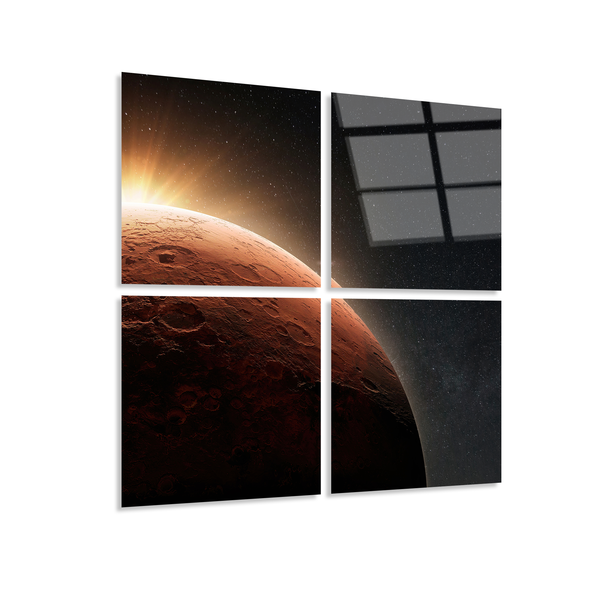 Mega Size Mars Quatro | Premium HD Metal Wall Art