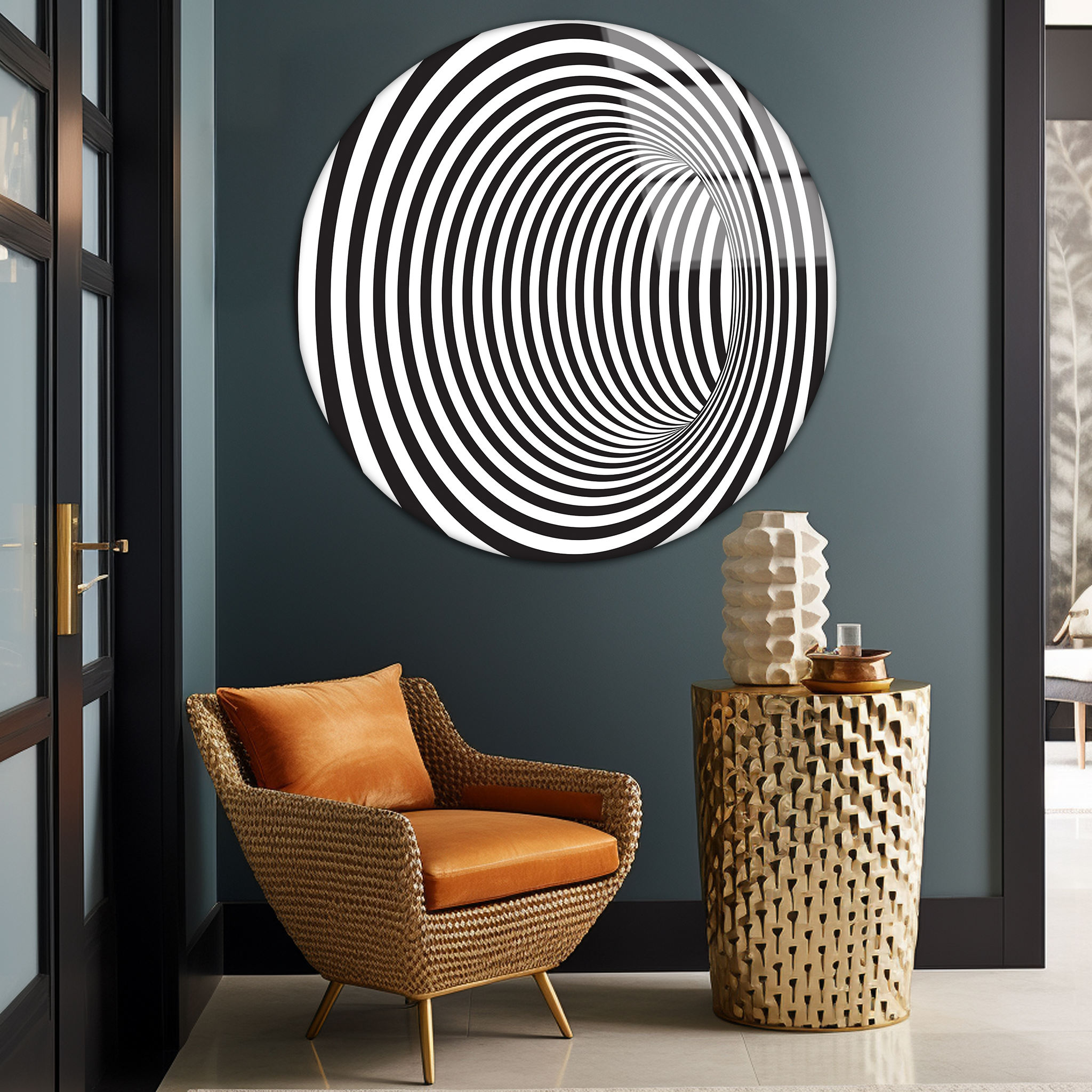 Illusion | Premium HD Round Wall Art