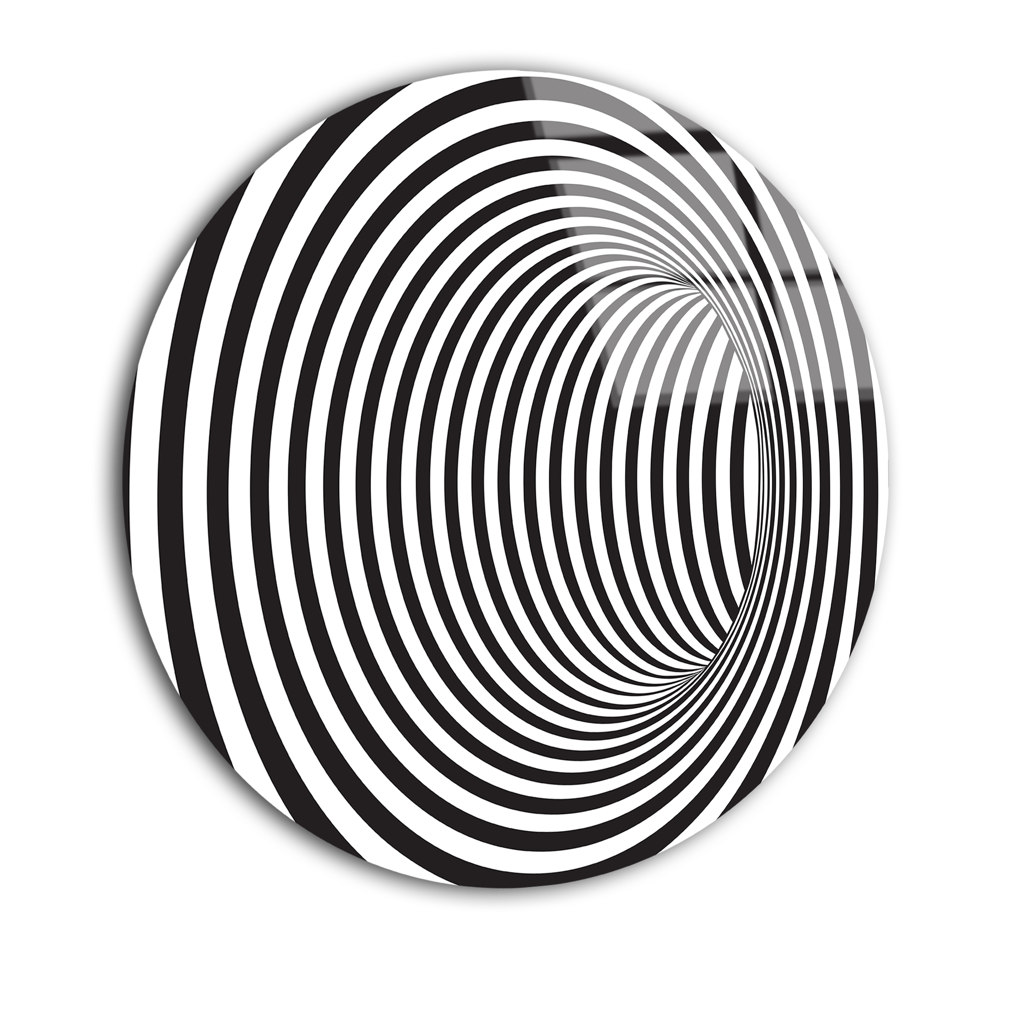 Illusion | Premium HD Round Wall Art