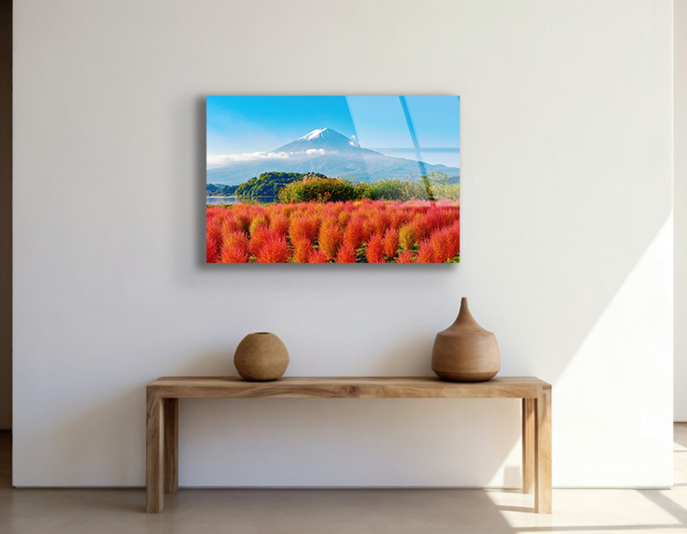 Mount Fuji Landscape | Premium HD Metal Wall Art - DezignArt