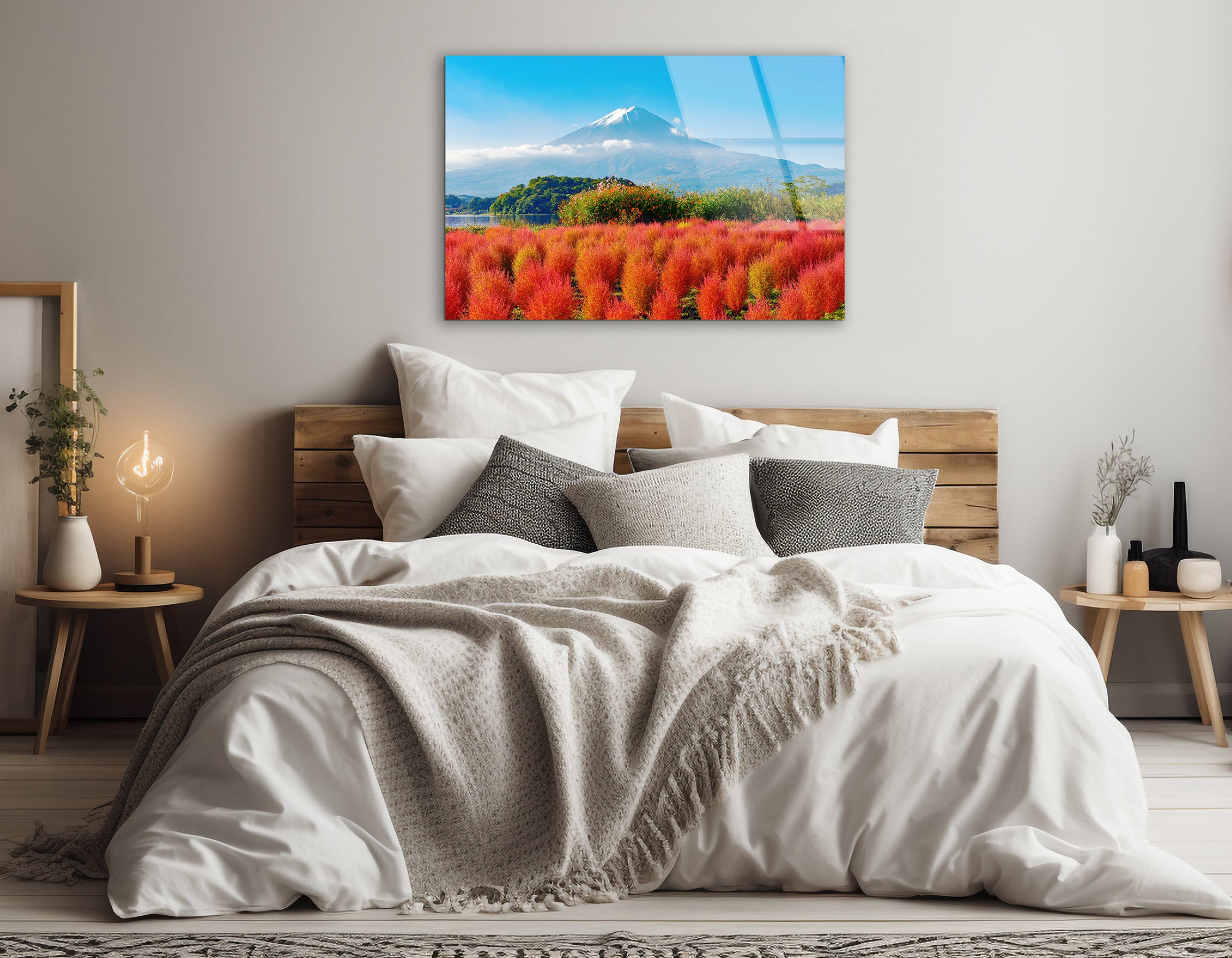 Mount Fuji Landscape | Premium HD Metal Wall Art - DezignArt