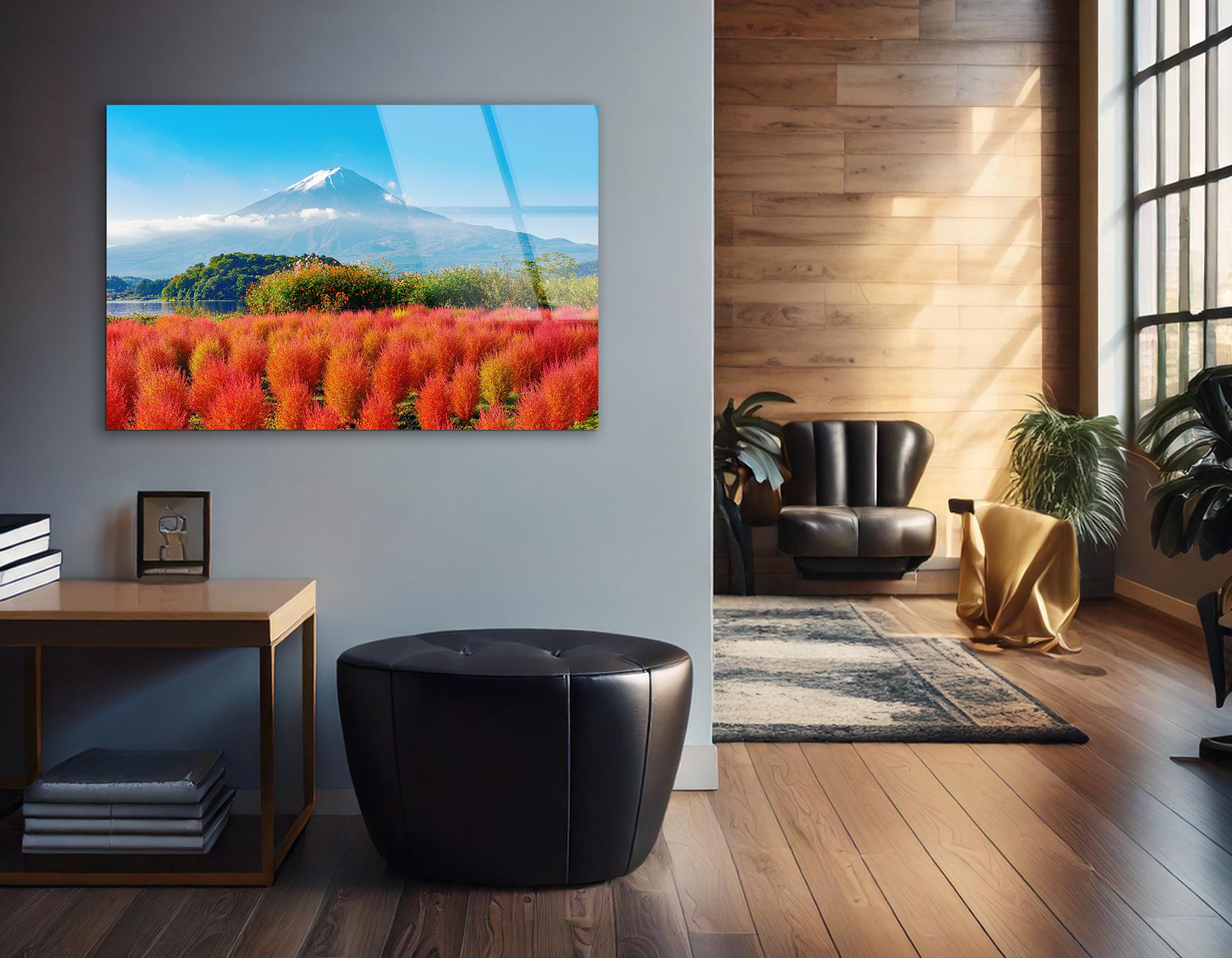 Mount Fuji Landscape | Premium HD Metal Wall Art - DezignArt