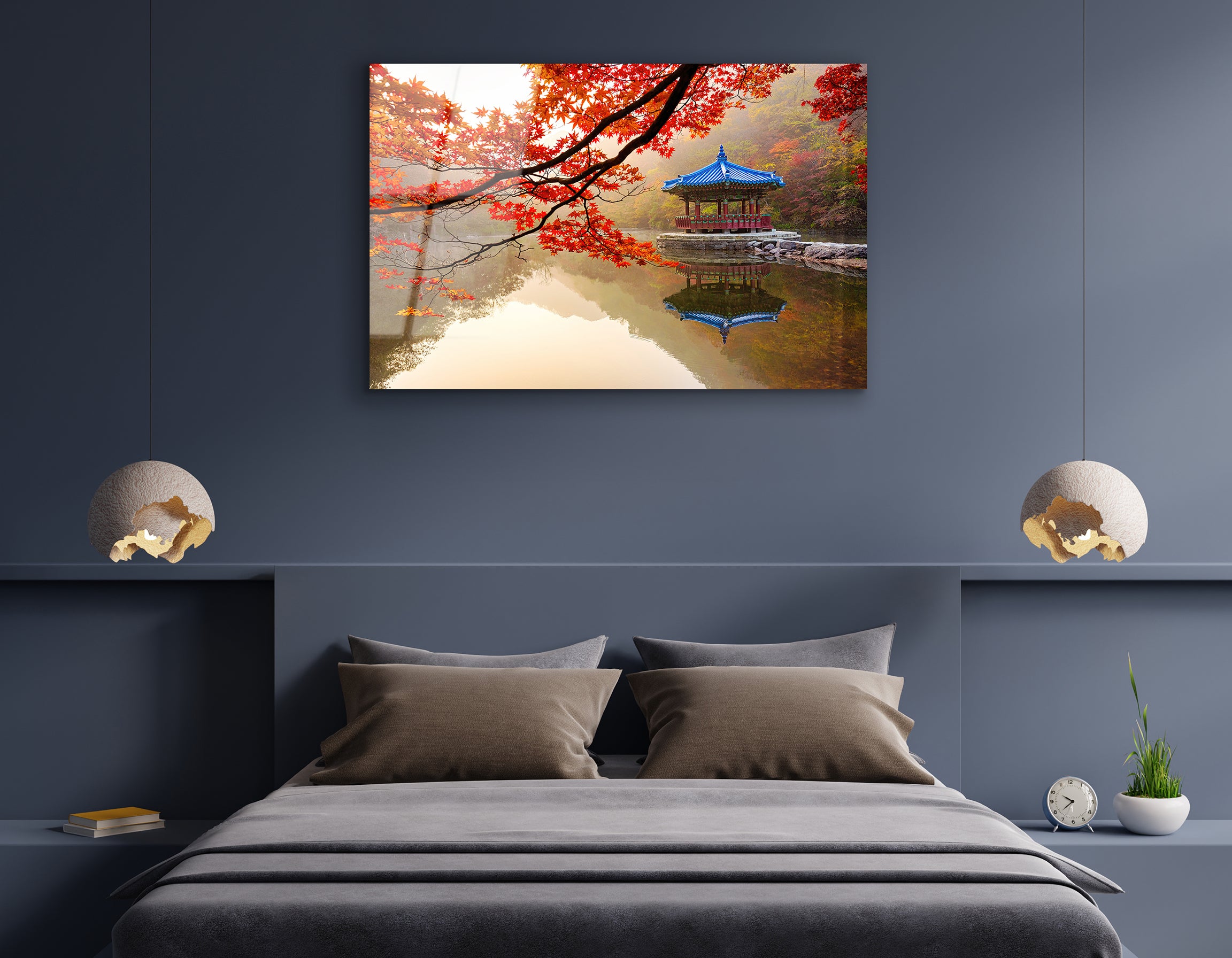 Autumn Serenity at Naejangsan | Premium HD Metal Wall Art - DezignArt