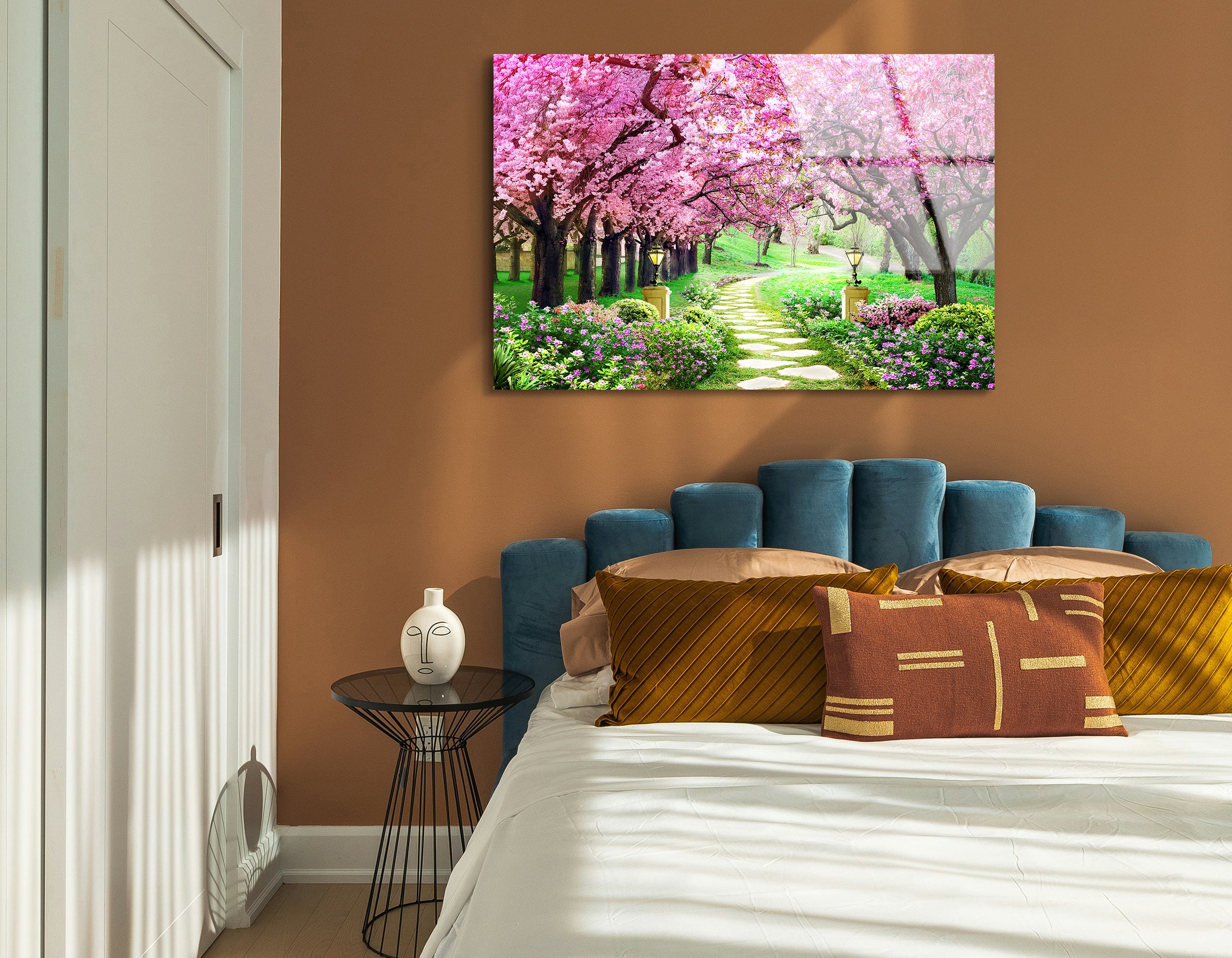 Pink Tree Forest | Premium HD Metal Wall Art - DezignArt