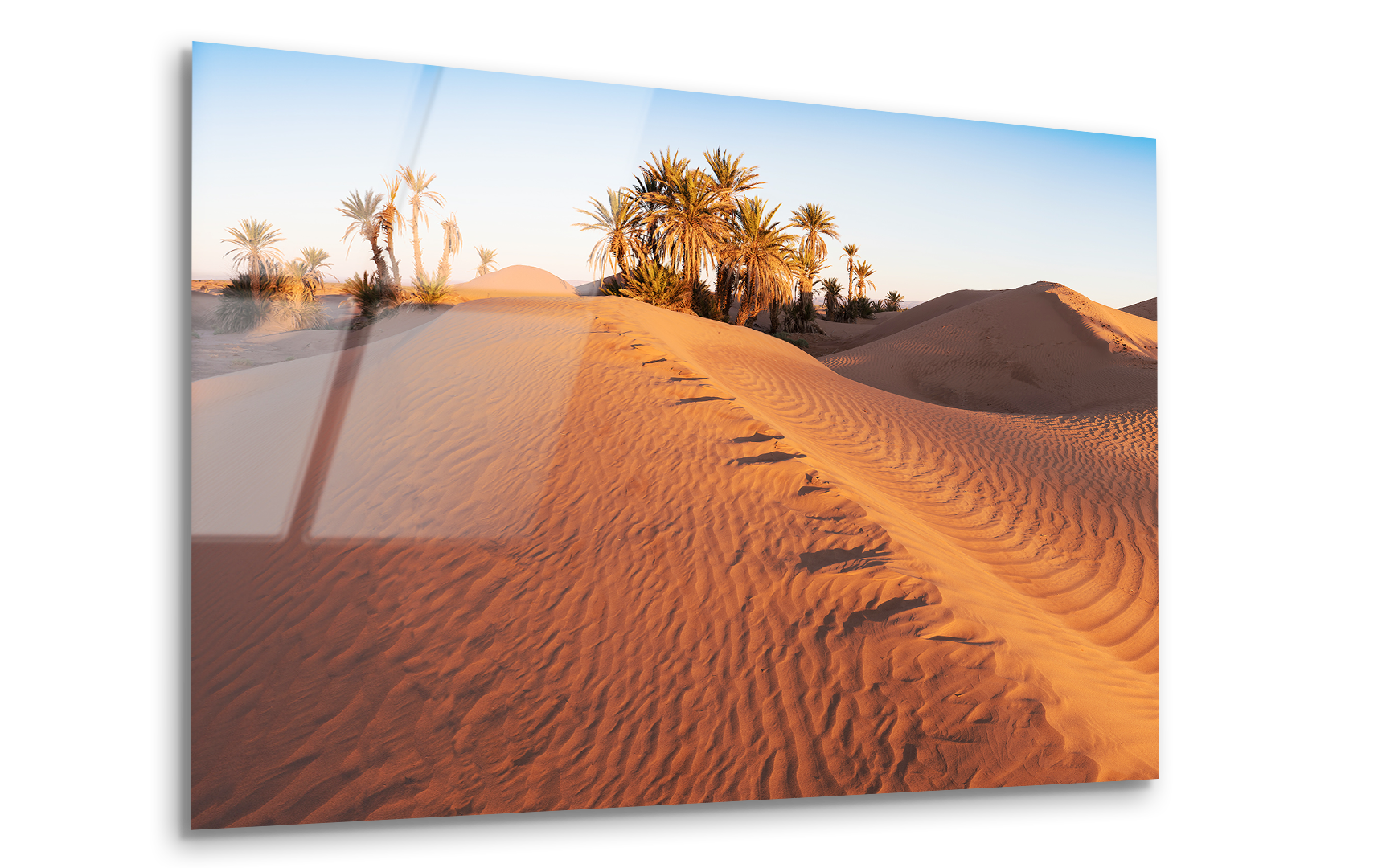 Sahara Desert Sunset | Premium HD Metal Wall Art - DezignArt