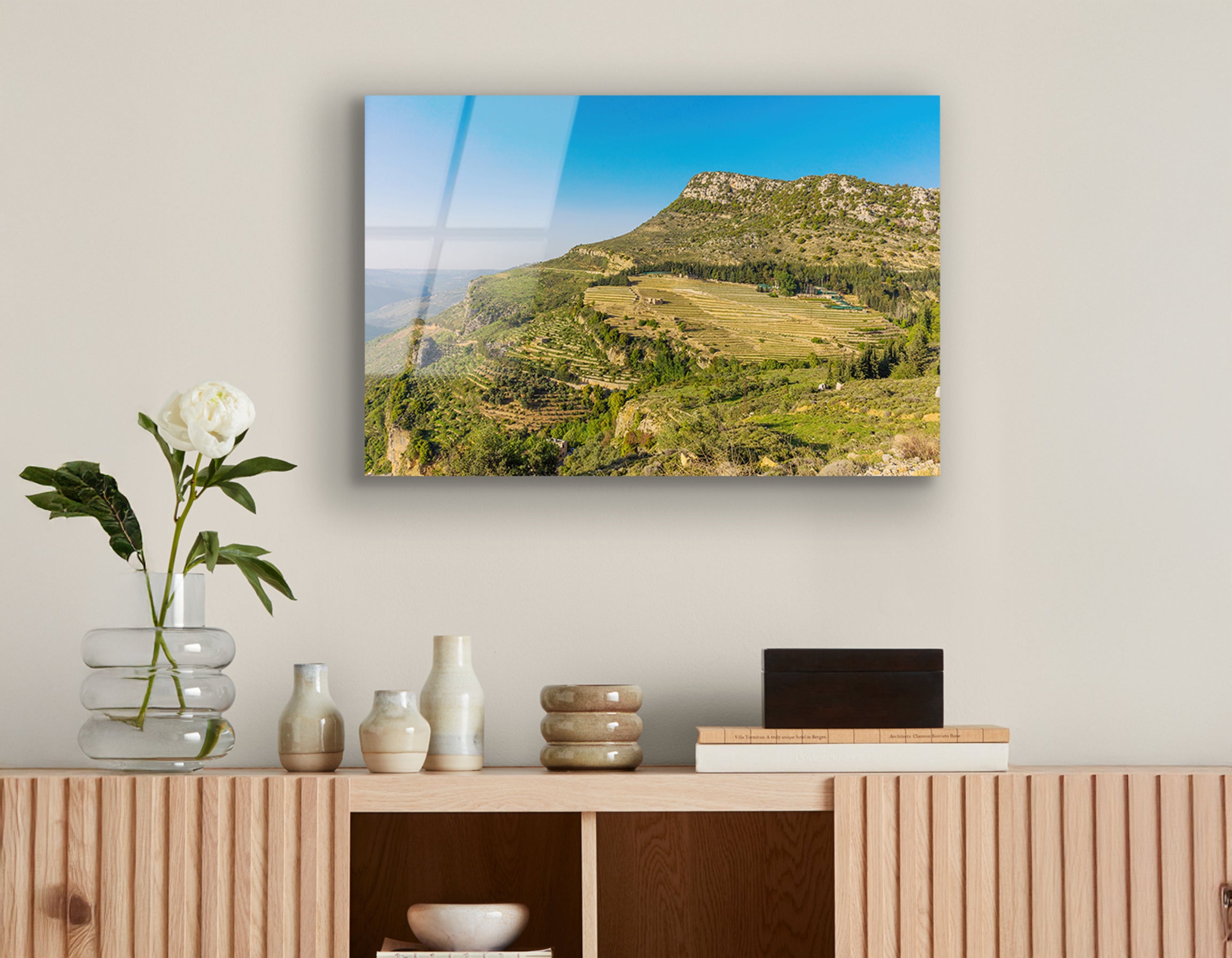 Jezzine Cityscape | Premium HD Metal Wall Art - DezignArt