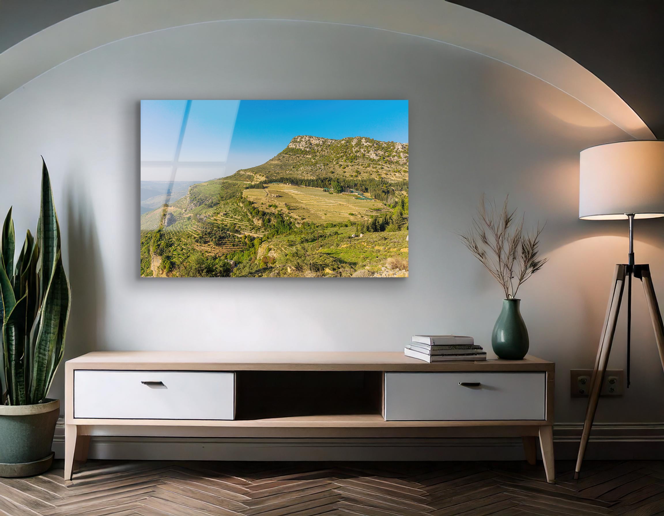 Jezzine Cityscape | Premium HD Metal Wall Art - DezignArt