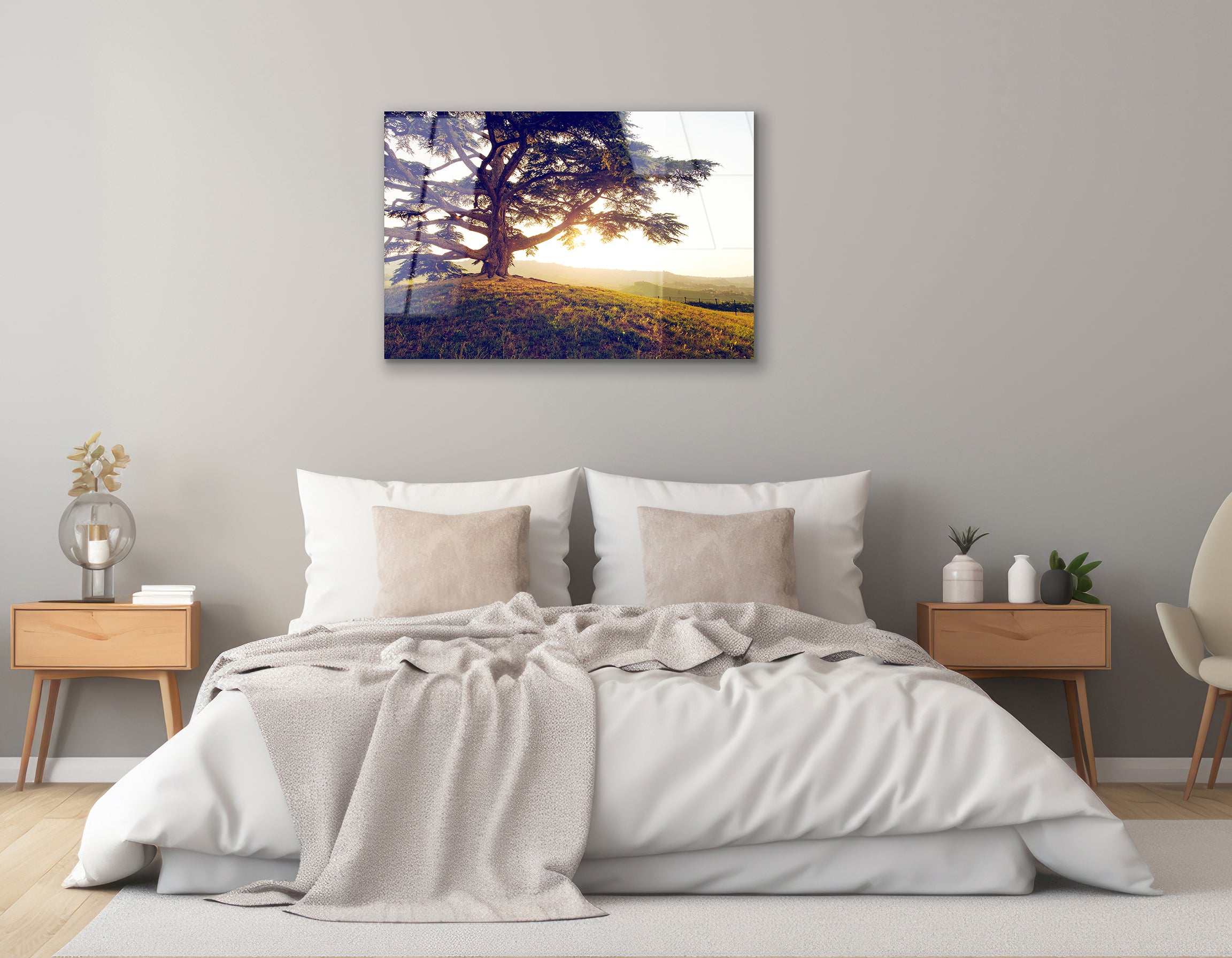 Old Lebanon Cedar | Premium HD Metal Wall Art - DezignArt