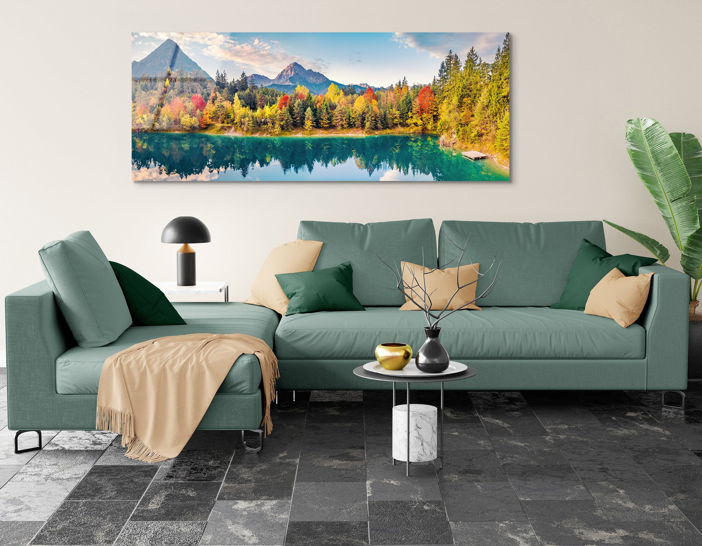 Autumn Morning | Premium HD Metal Wall Art
