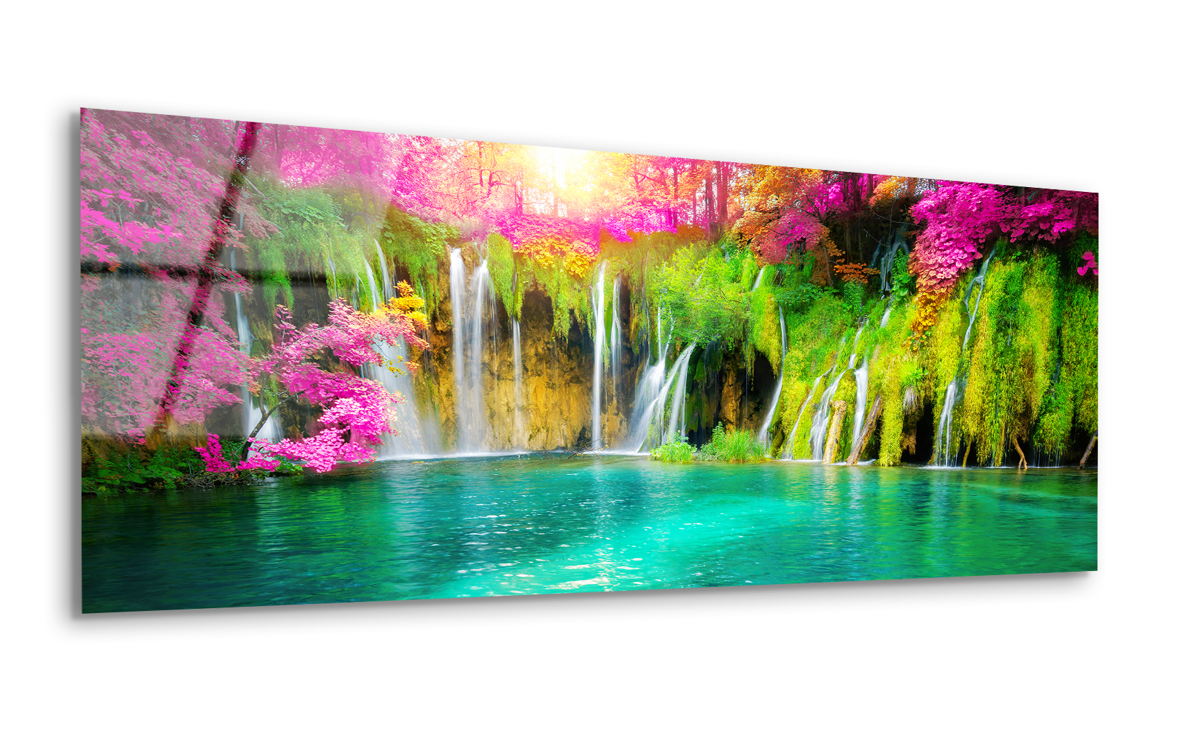 Exotic Waterfall | Premium HD Metal Wall Art